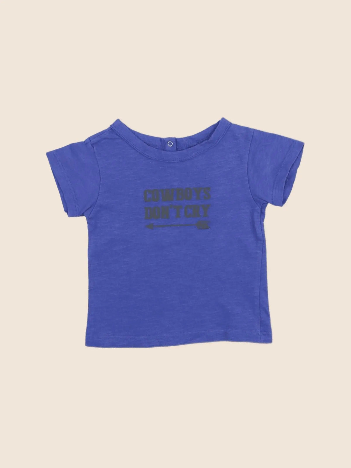 Louis Louise - tee-shirt bleu - 6 mois