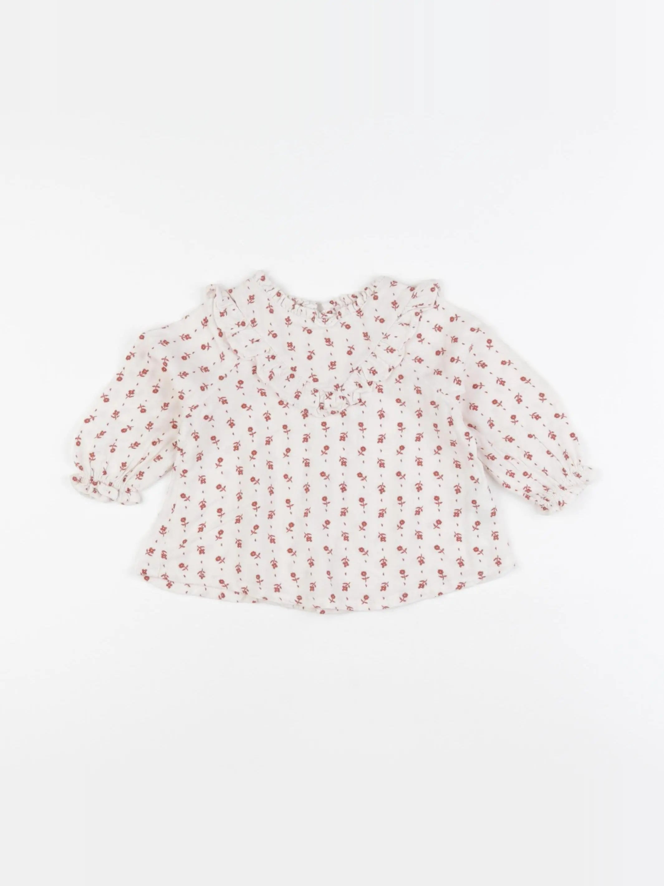 Vertbaudet - blouse rose - 6 mois