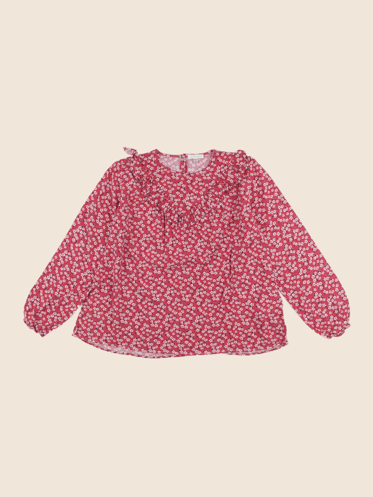 Vertbaudet - blouse rouge - 12 ans