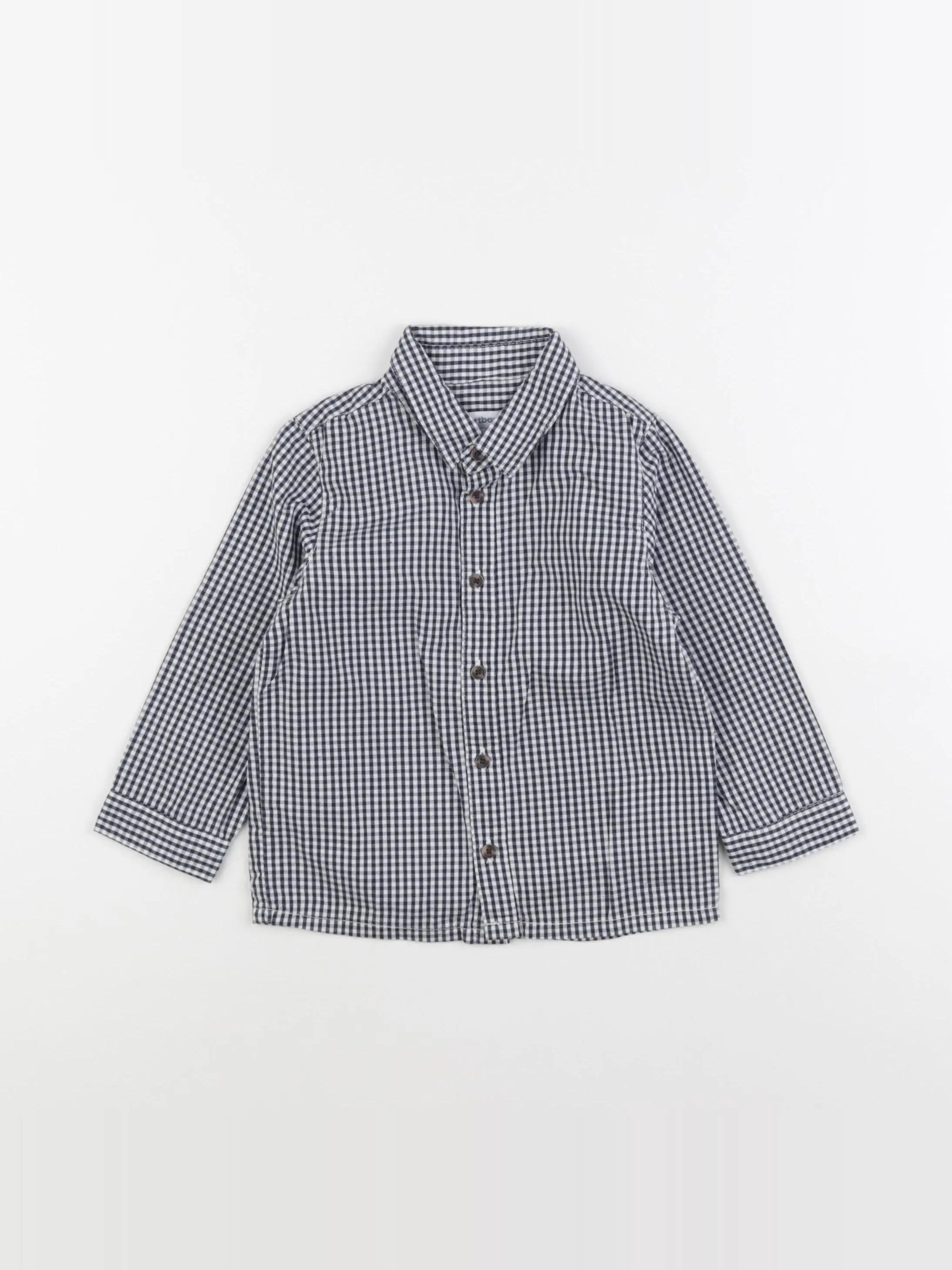 Vertbaudet - chemise bleu - 2 ans