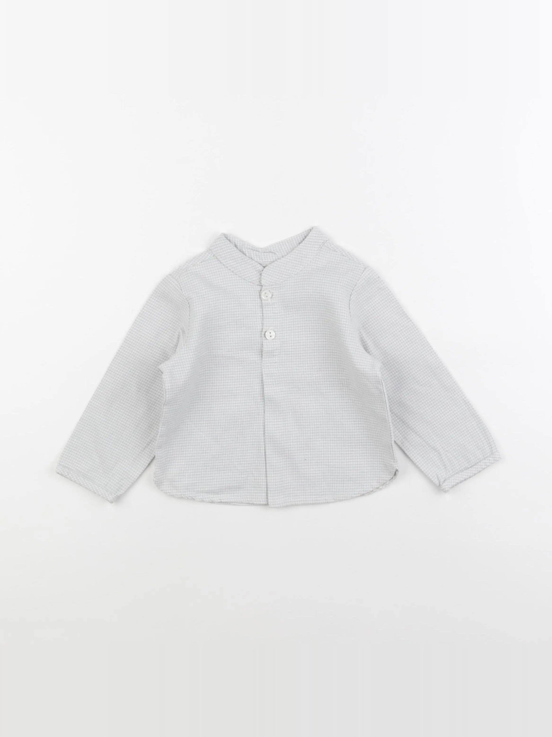 Little Celebs - chemise blanc, gris - 12 mois