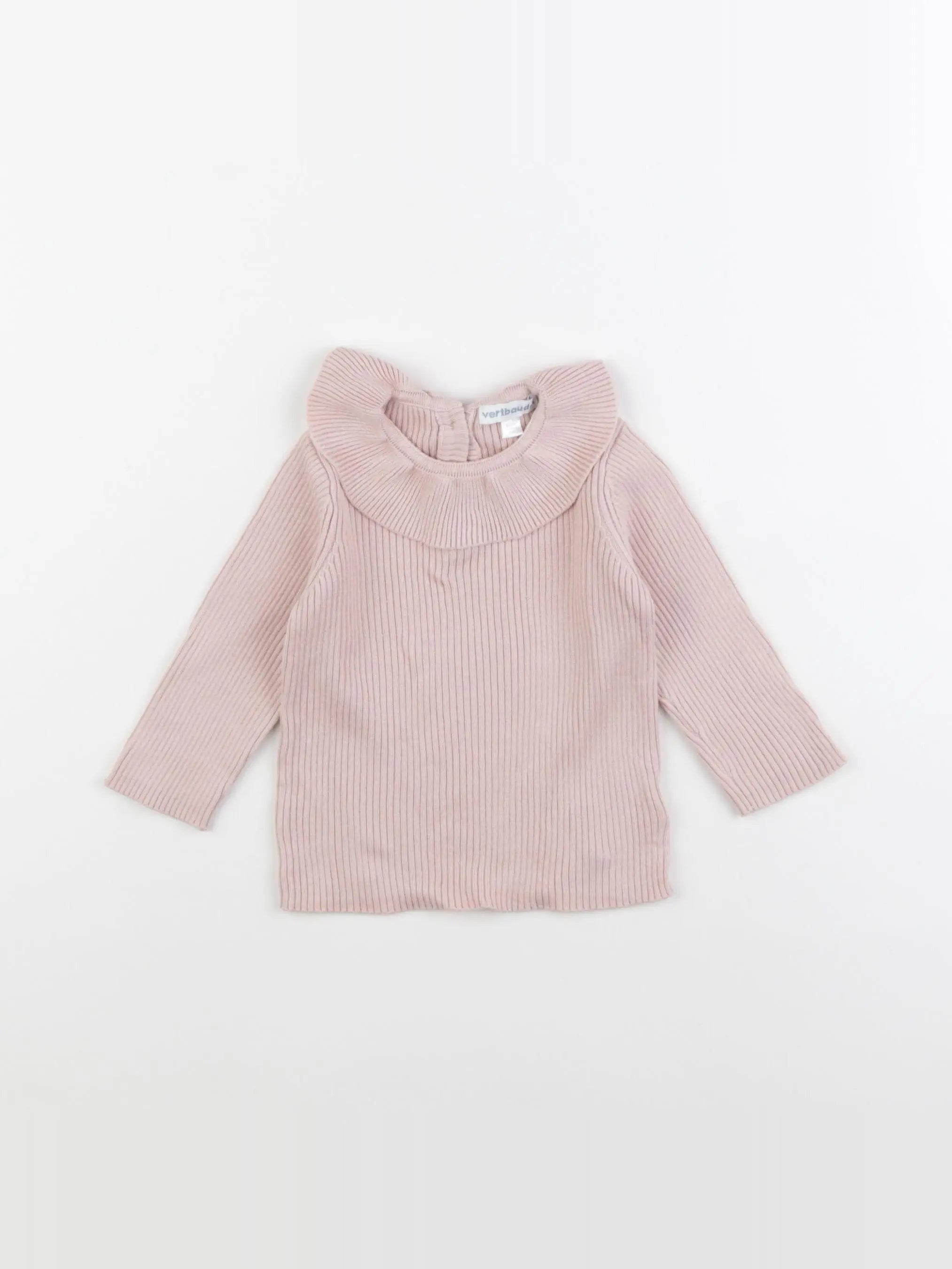 Vertbaudet - tee-shirt rose - 6 mois
