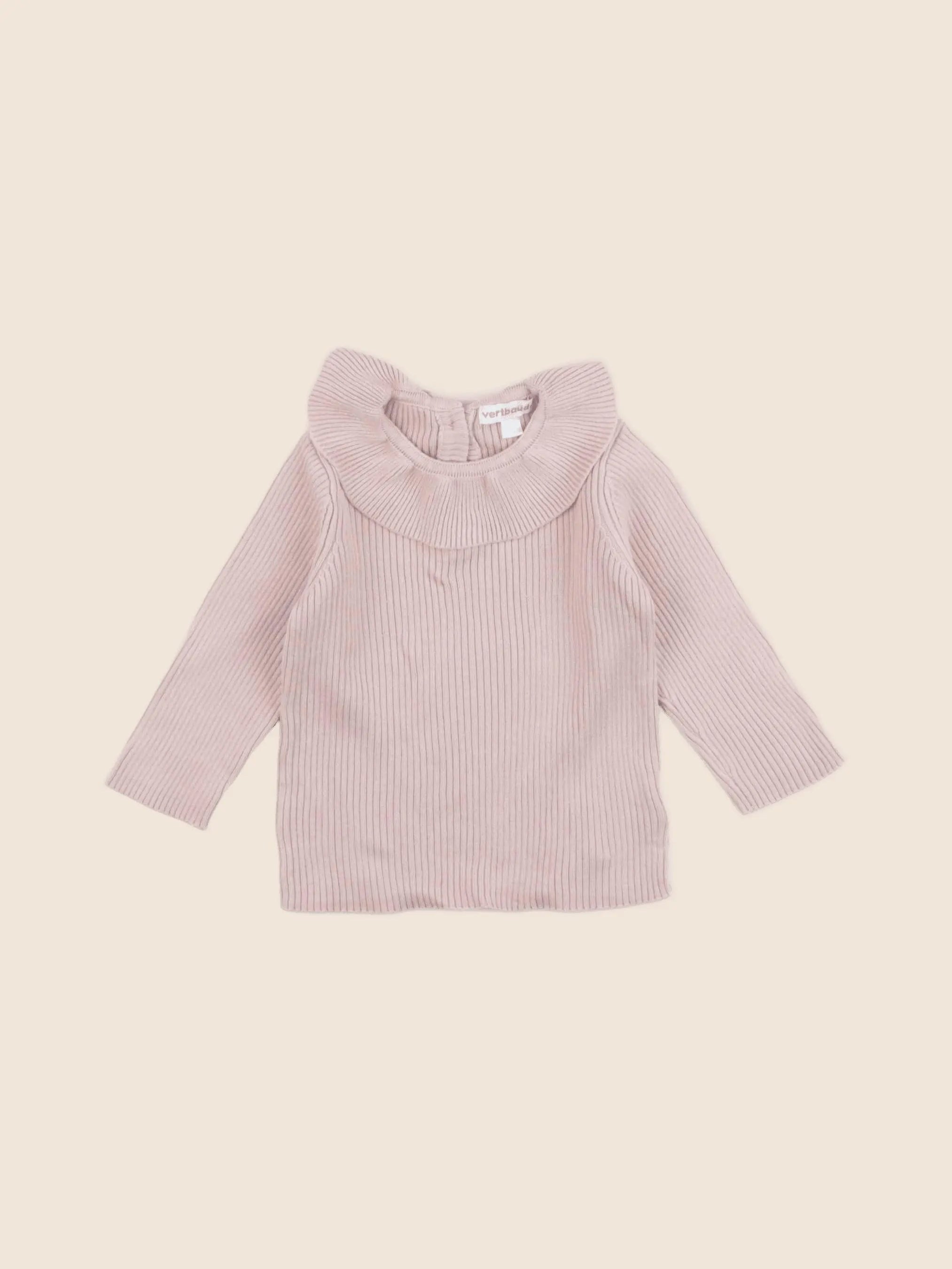 Vertbaudet - tee-shirt rose - 6 mois