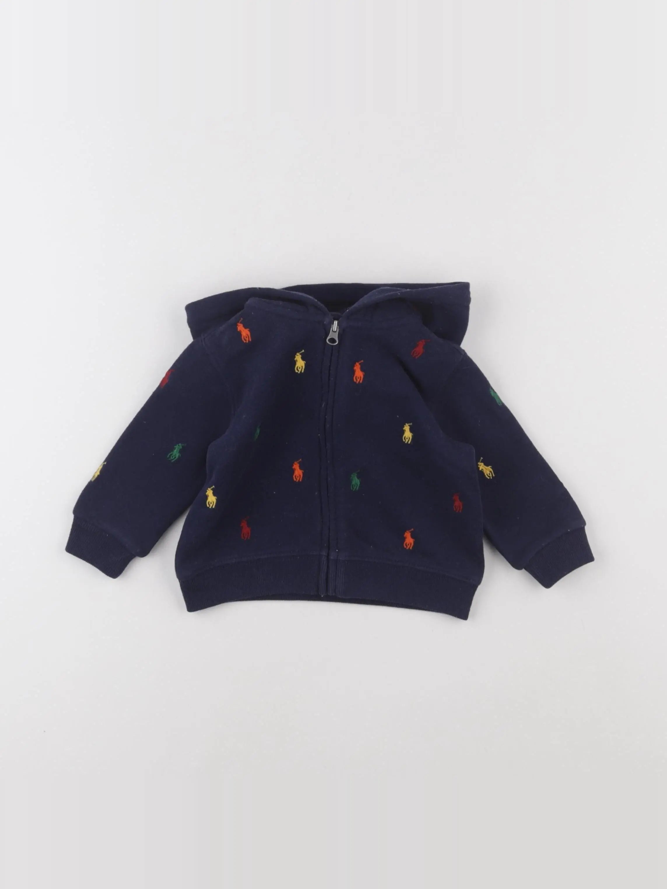 Ralph Lauren - sweat bleu - 6 mois