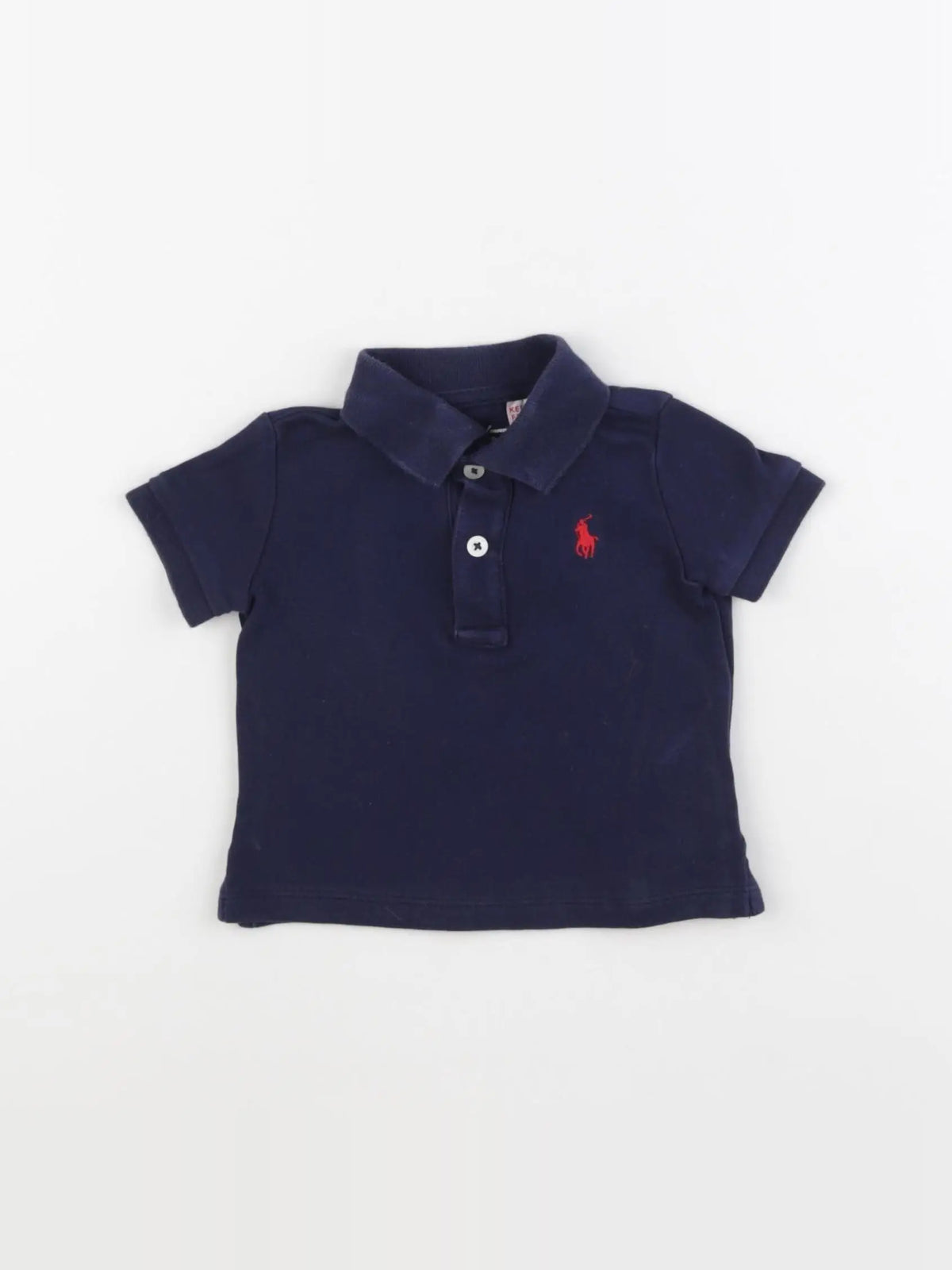 Ralph Lauren - polo bleu - 6 mois