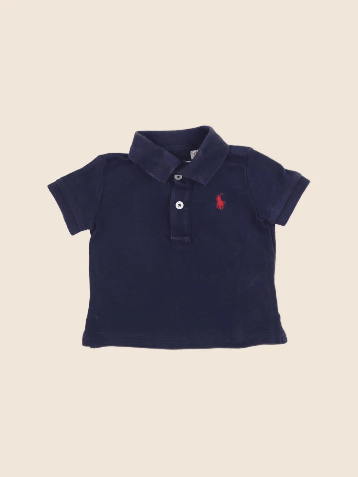 Ralph Lauren - polo bleu - 6 mois