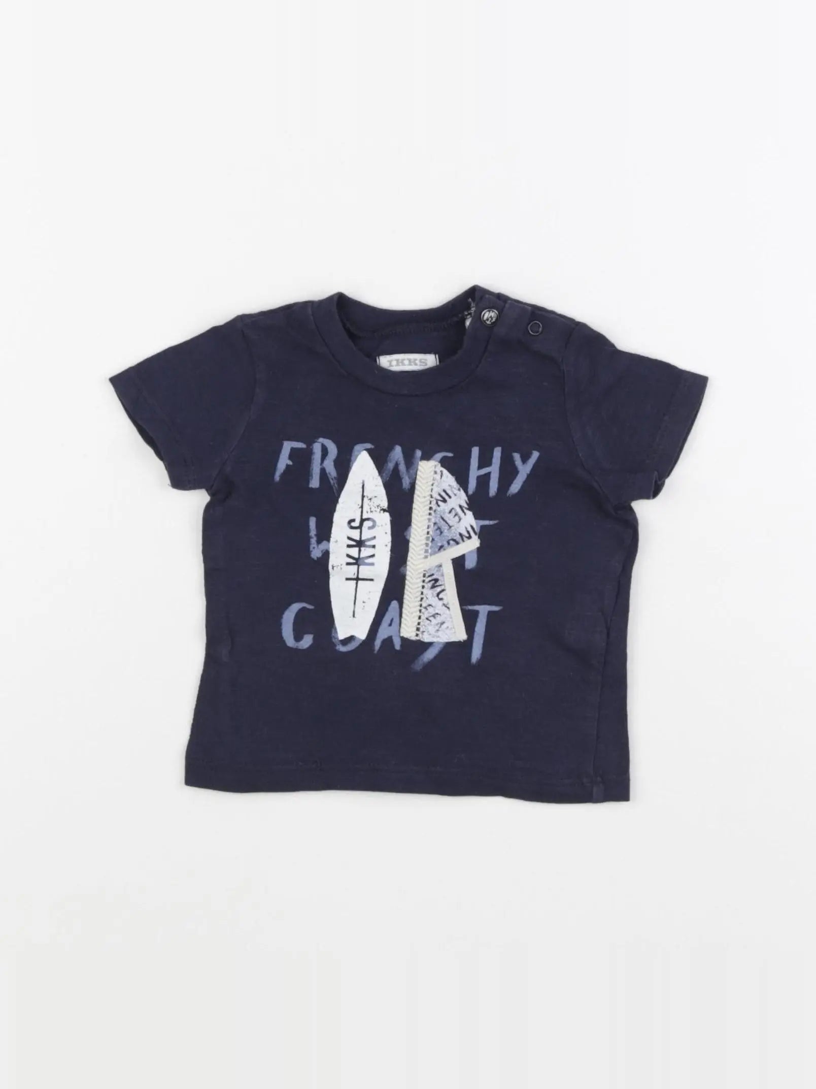 IKKS - tee-shirt bleu - 3 mois