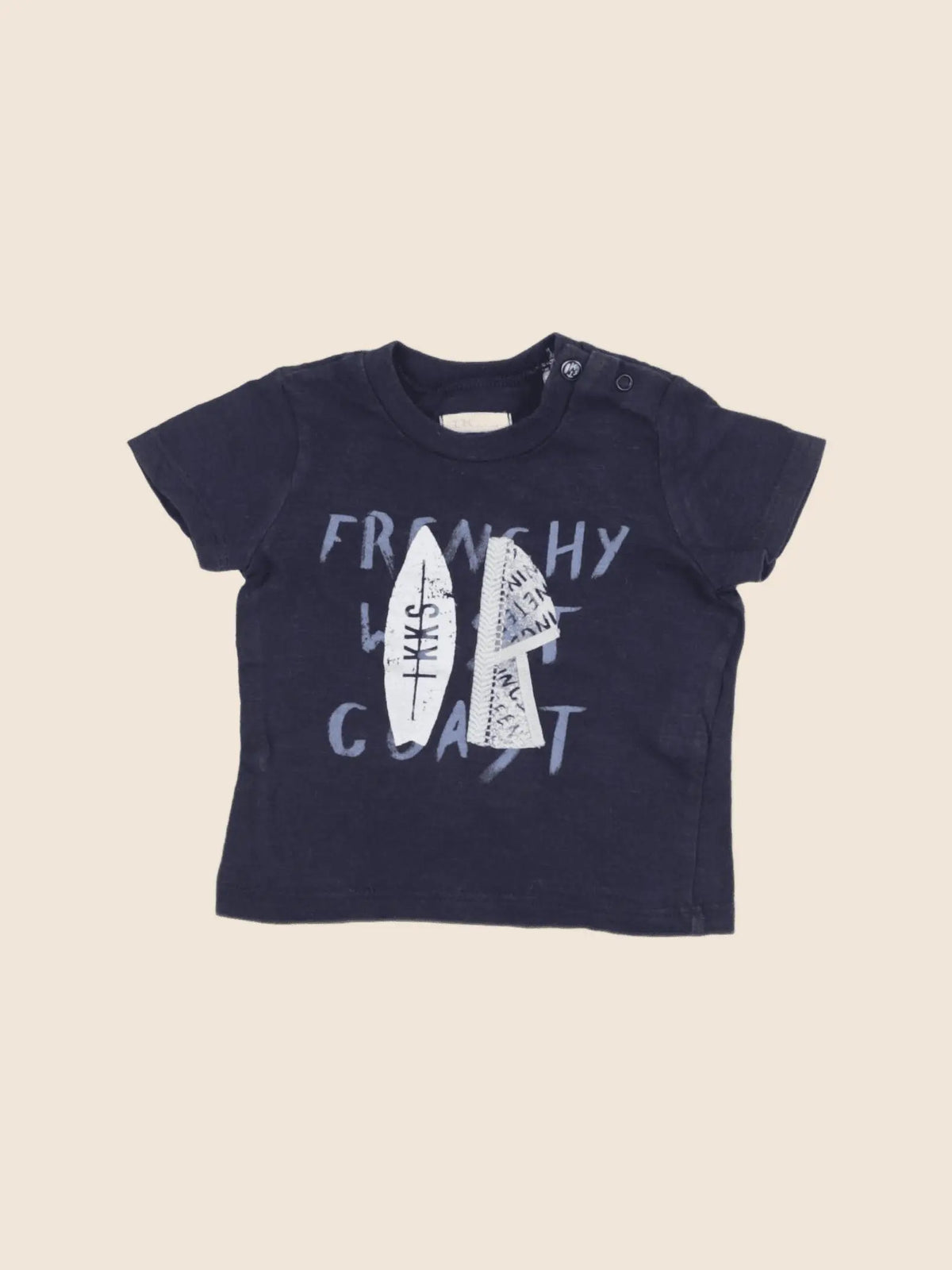 IKKS - tee-shirt bleu - 3 mois