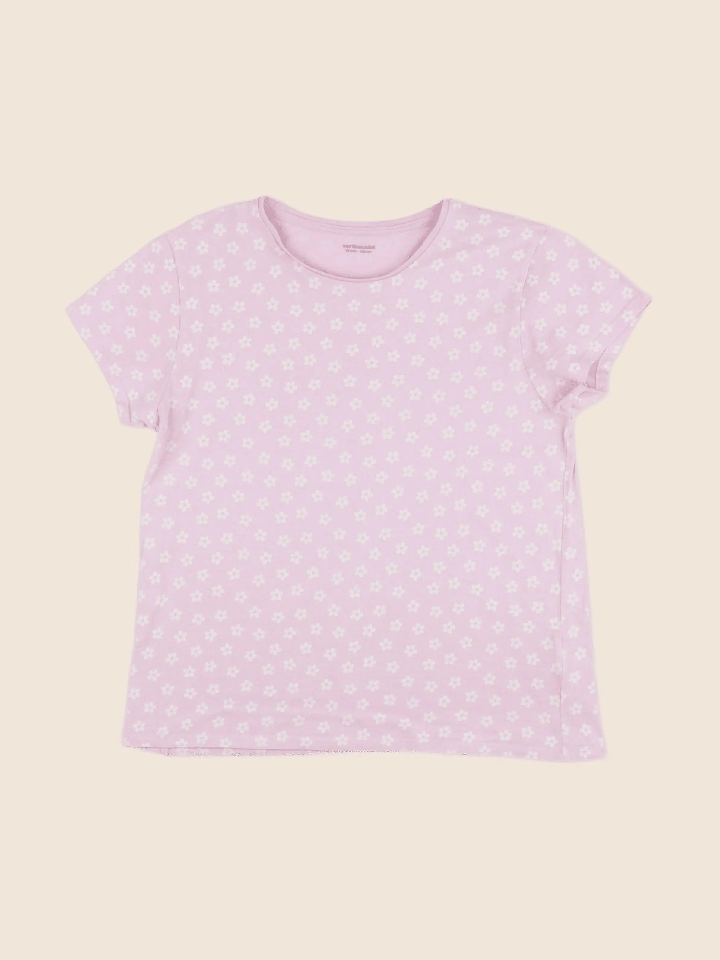 Vertbaudet - tee-shirt rose - 12 ans