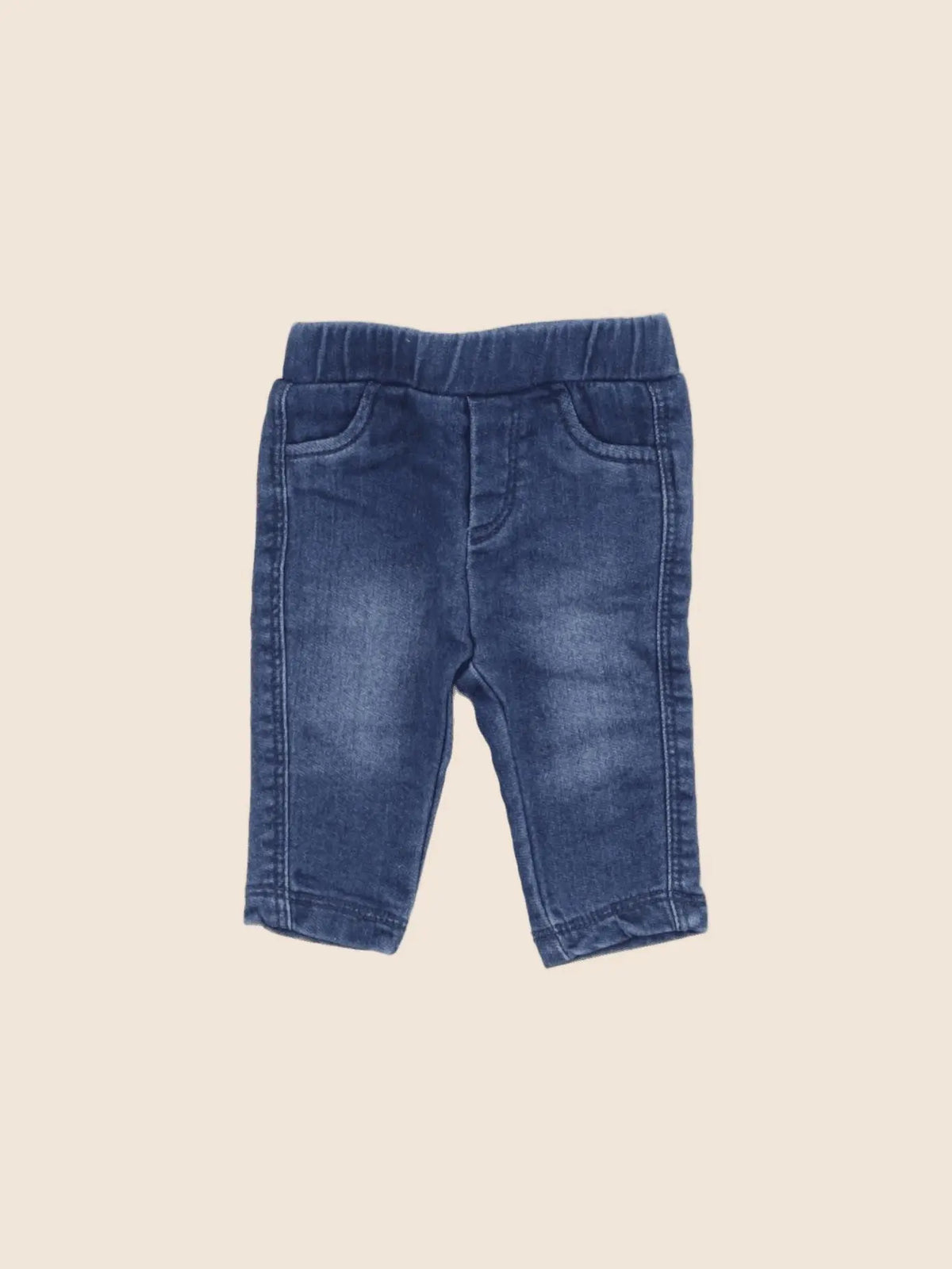 Vertbaudet - jegging bleu - 1 mois