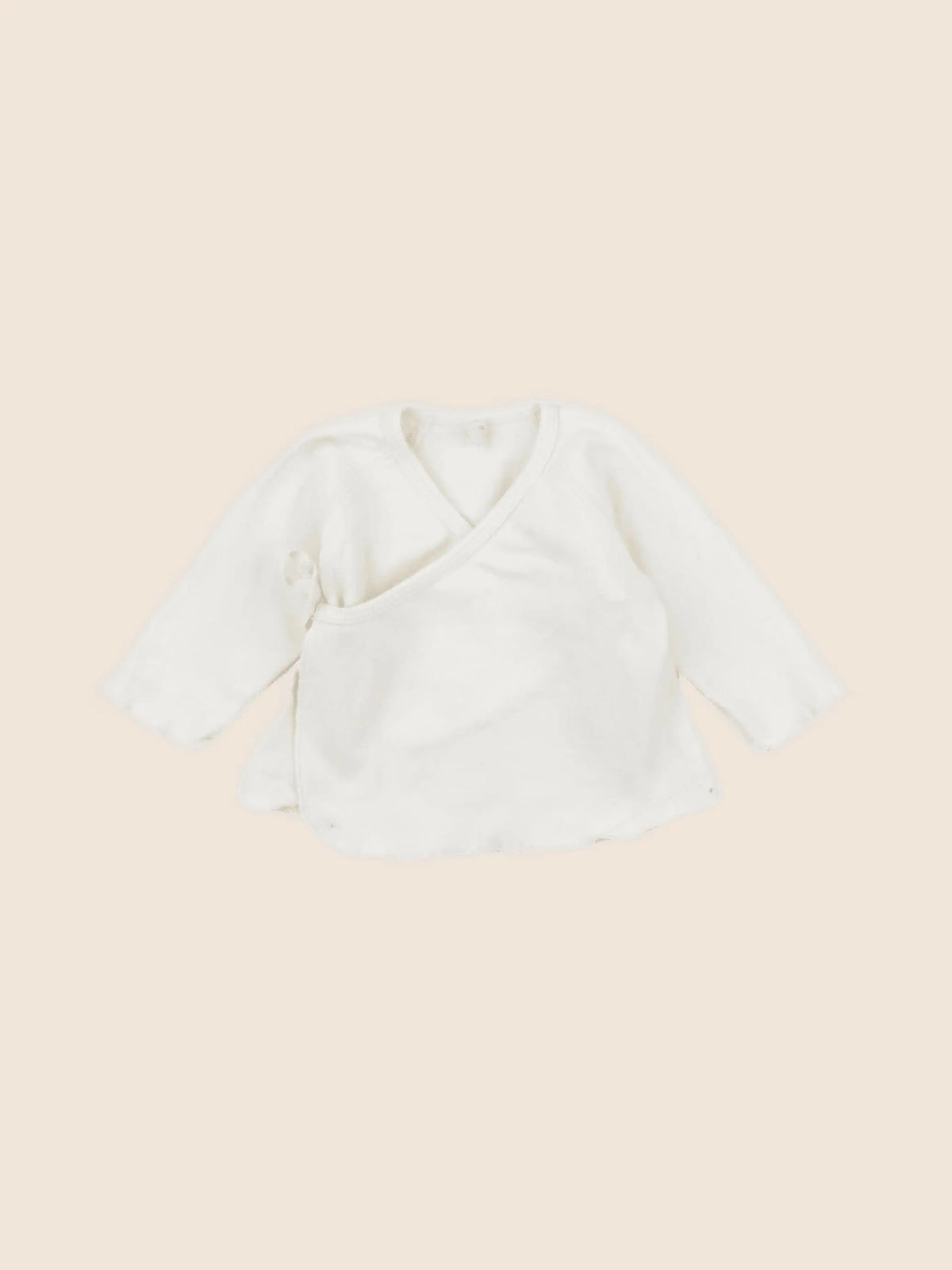 Quincy Mae - tee-shirt beige - 3/6 mois
