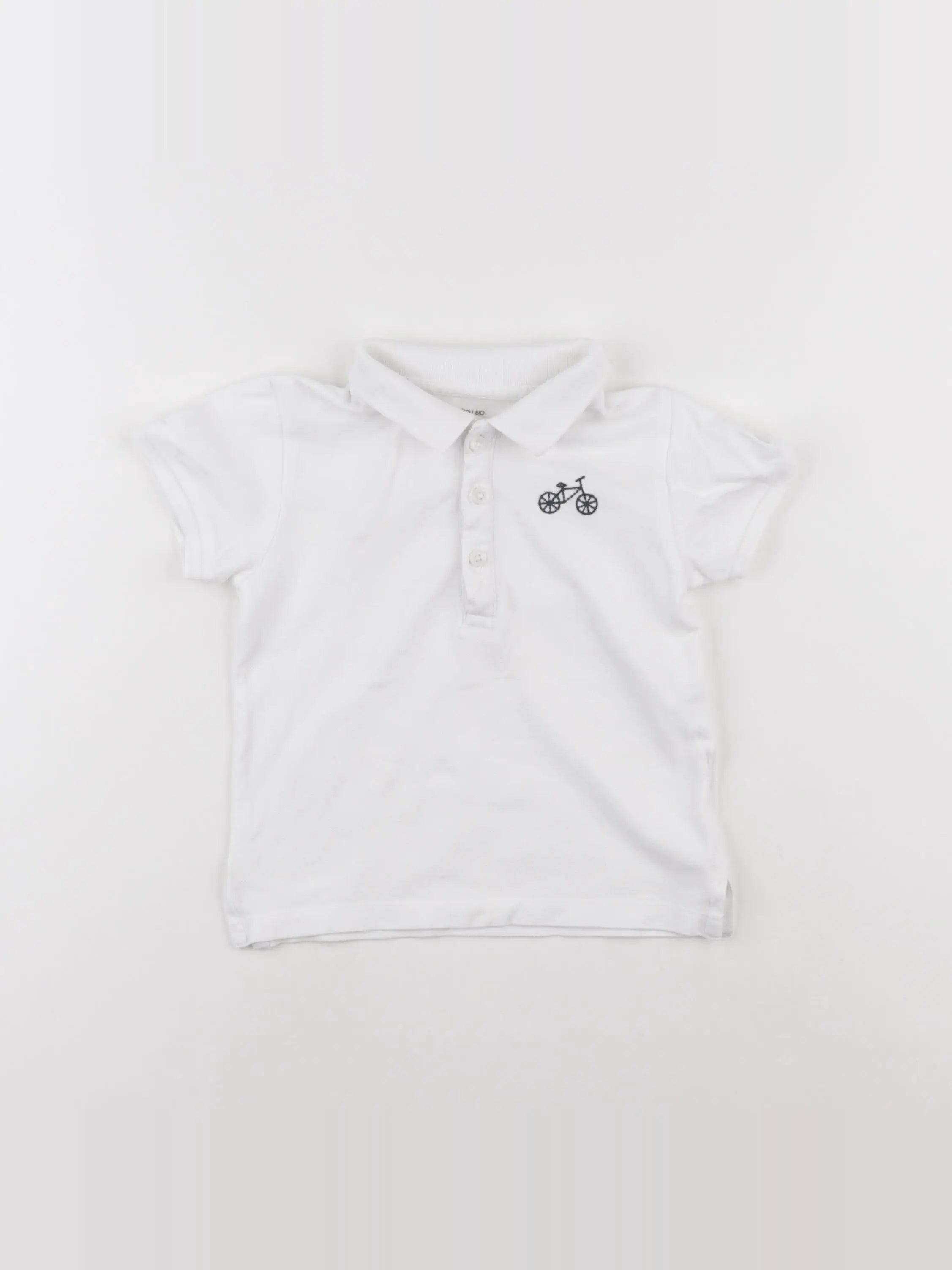 Boutchou - polo blanc - 36 mois