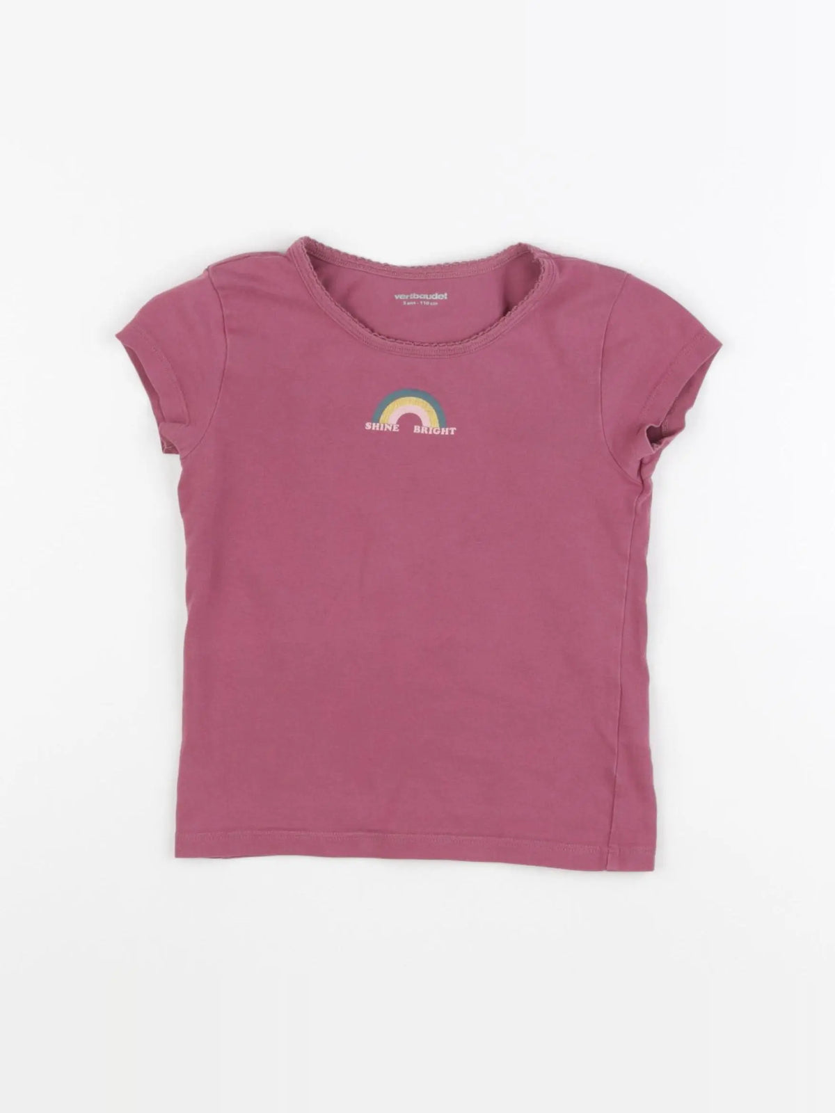 Vertbaudet - maillot de corps violet - 5 ans