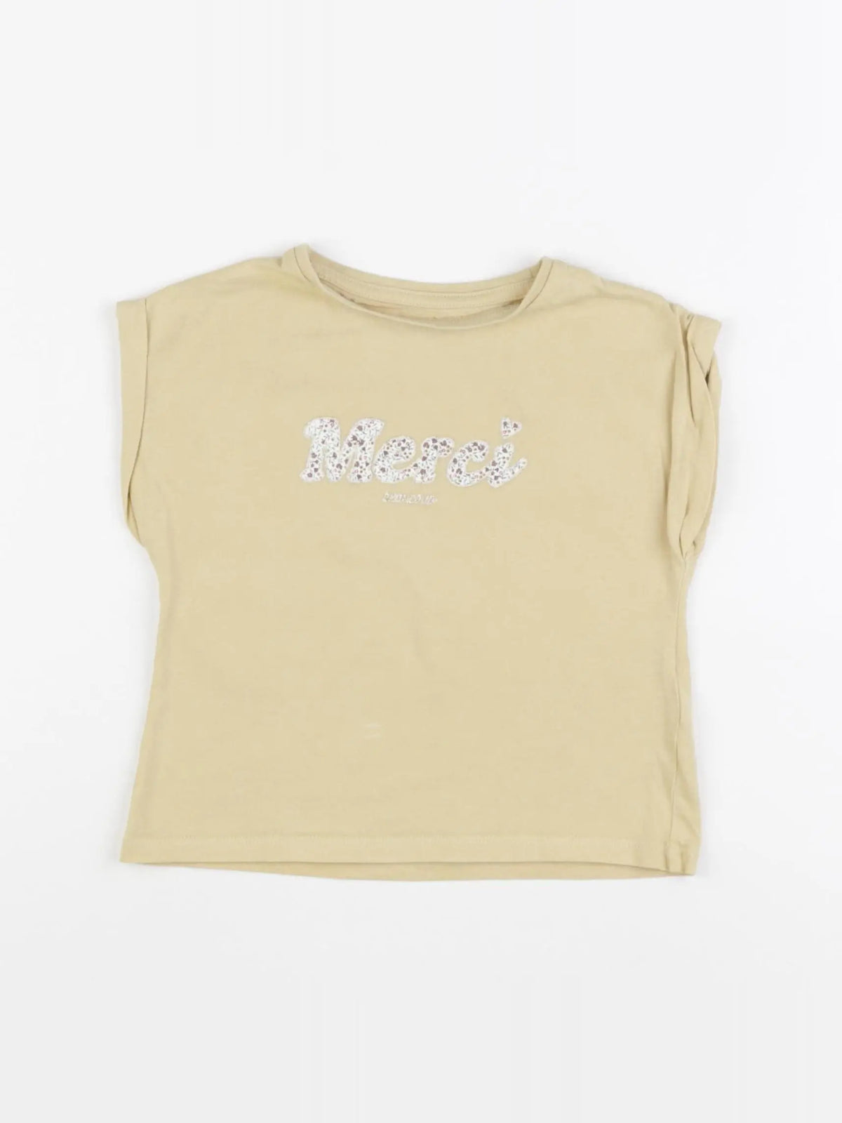 Vertbaudet - tee-shirt jaune - 3 ans