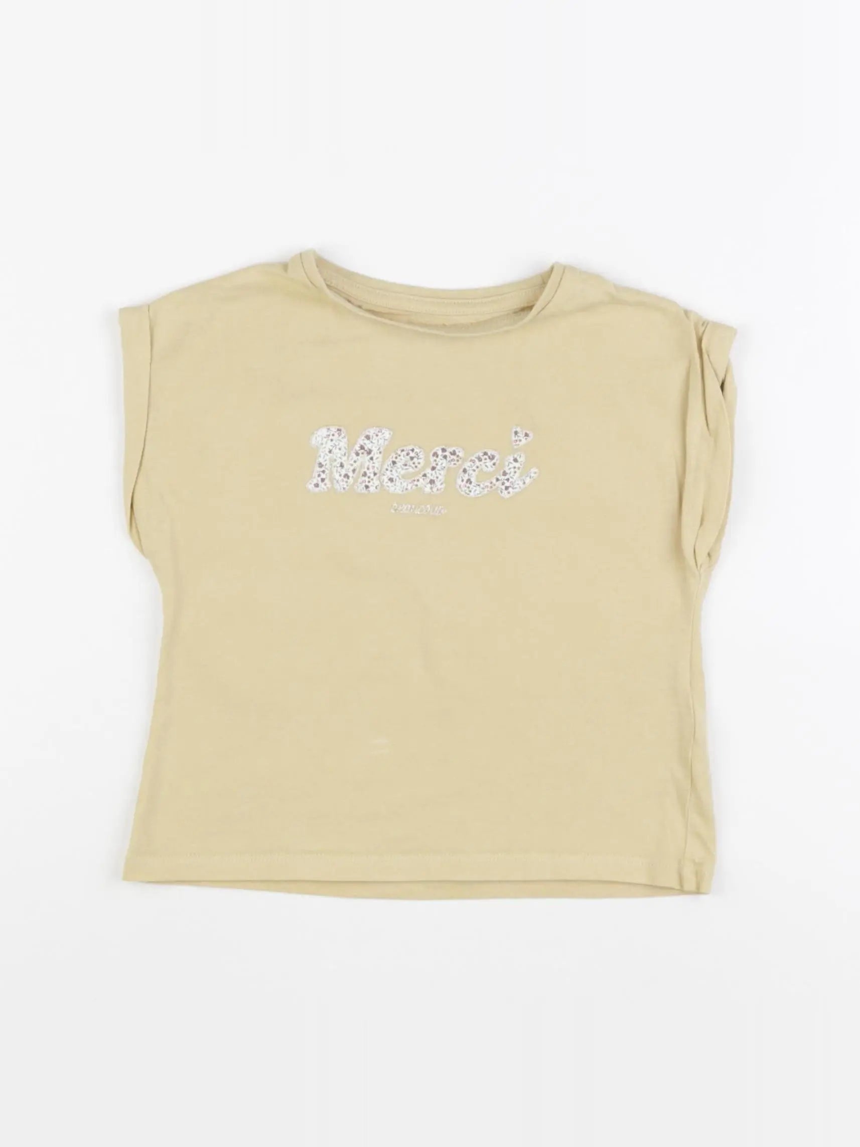 Vertbaudet - tee-shirt jaune - 3 ans