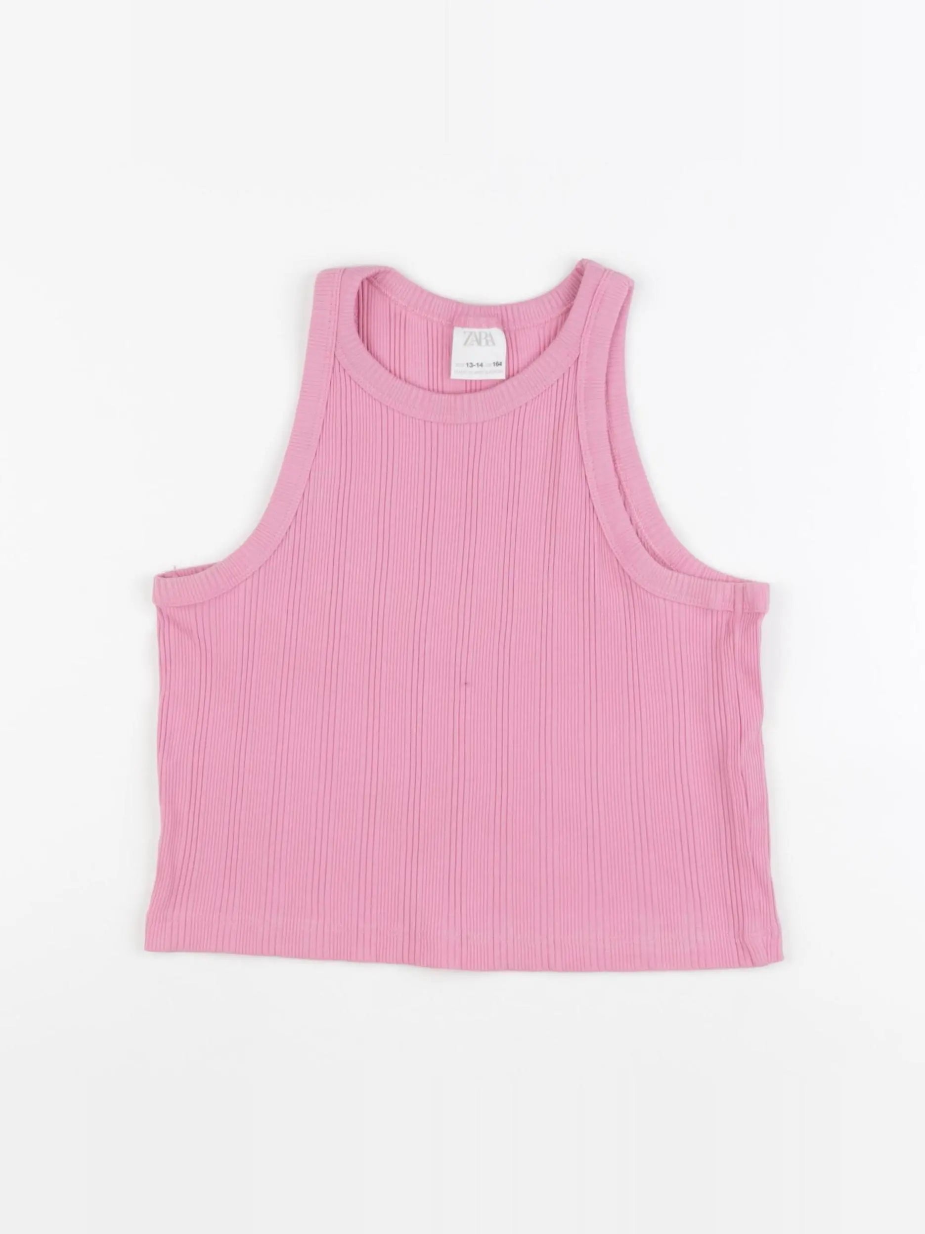 Zara - débardeur court rose - 13/14 ans