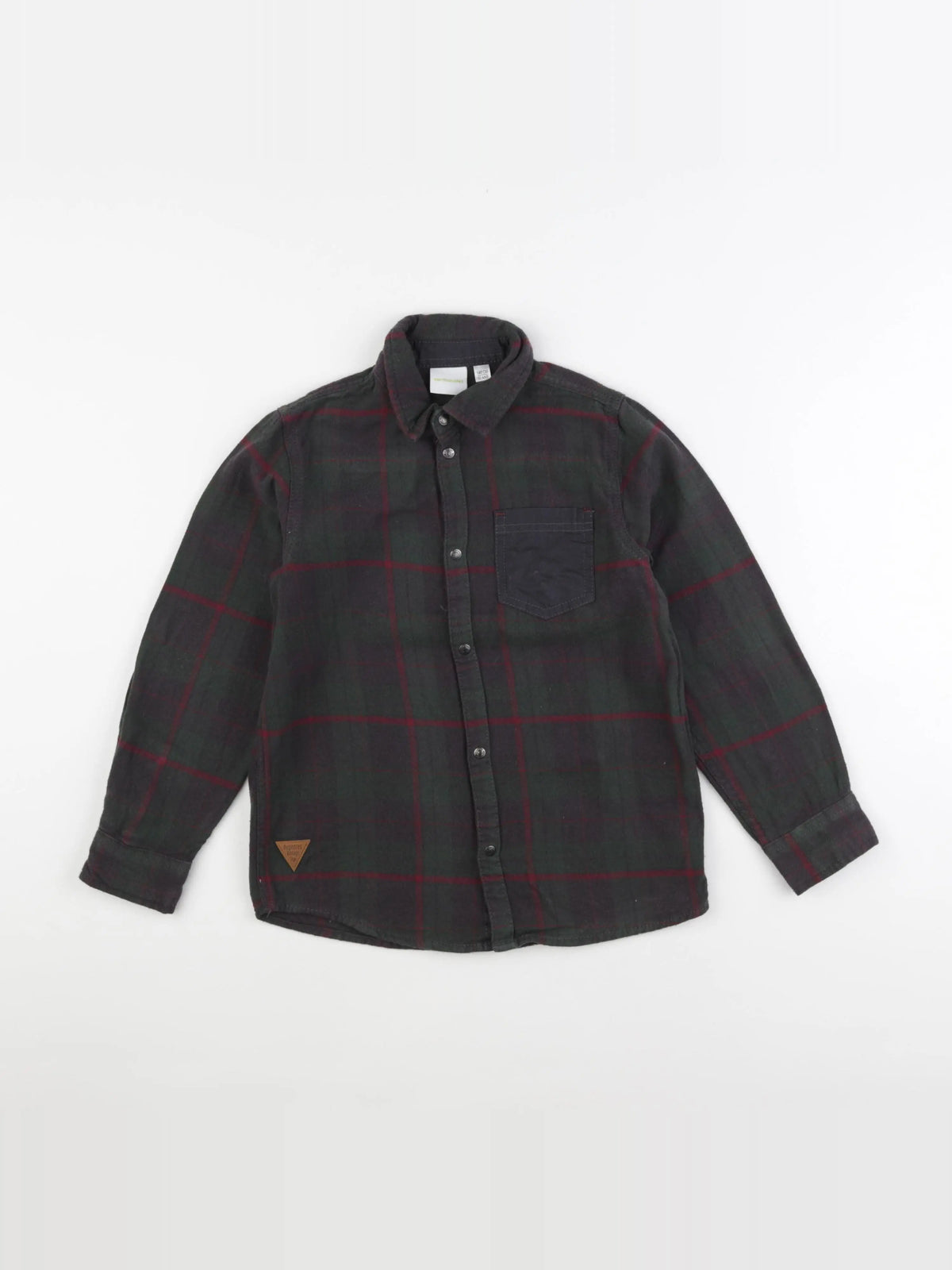 Vertbaudet - chemise multicolore - 10 ans