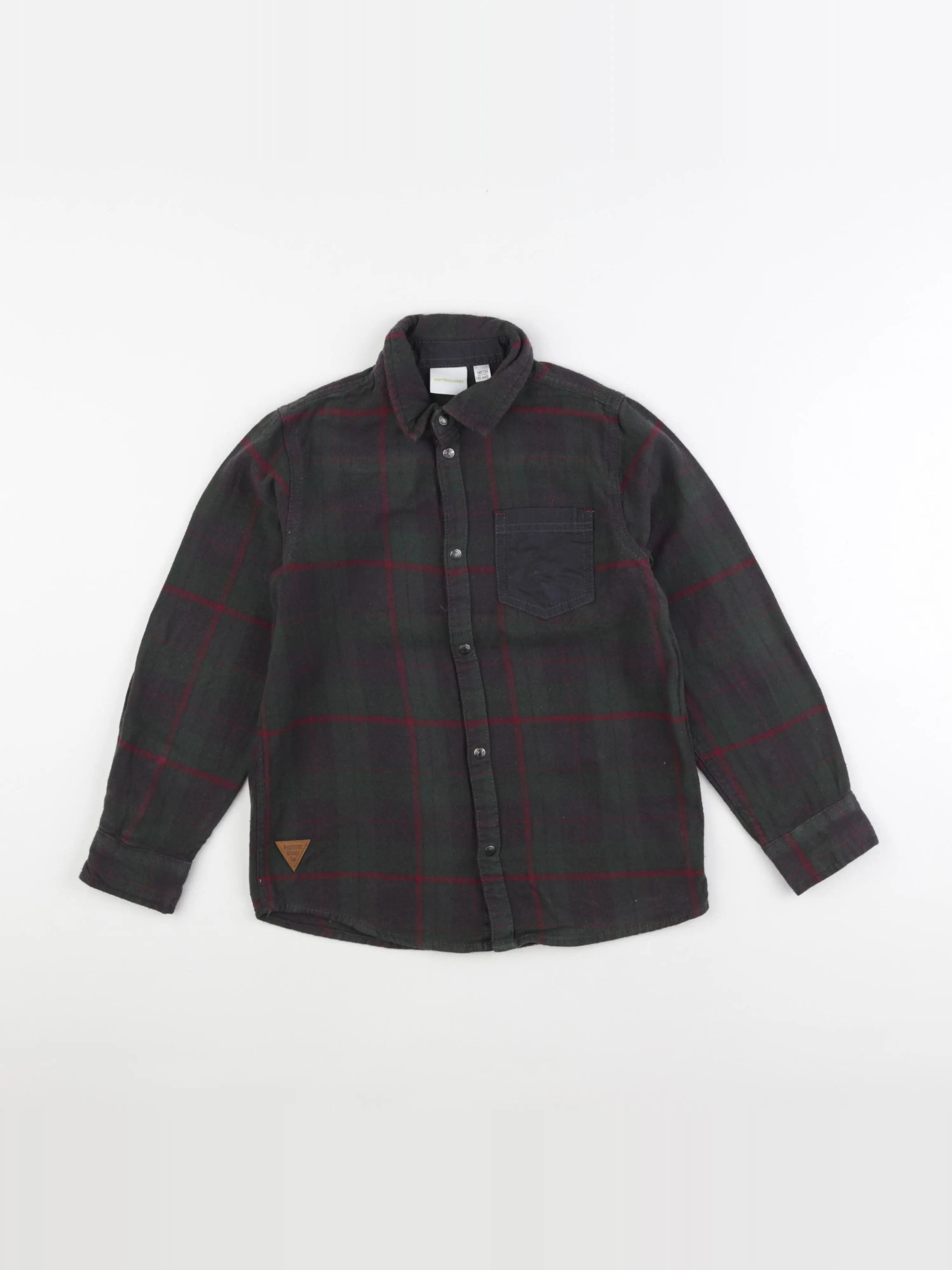 Vertbaudet - chemise multicolore - 10 ans