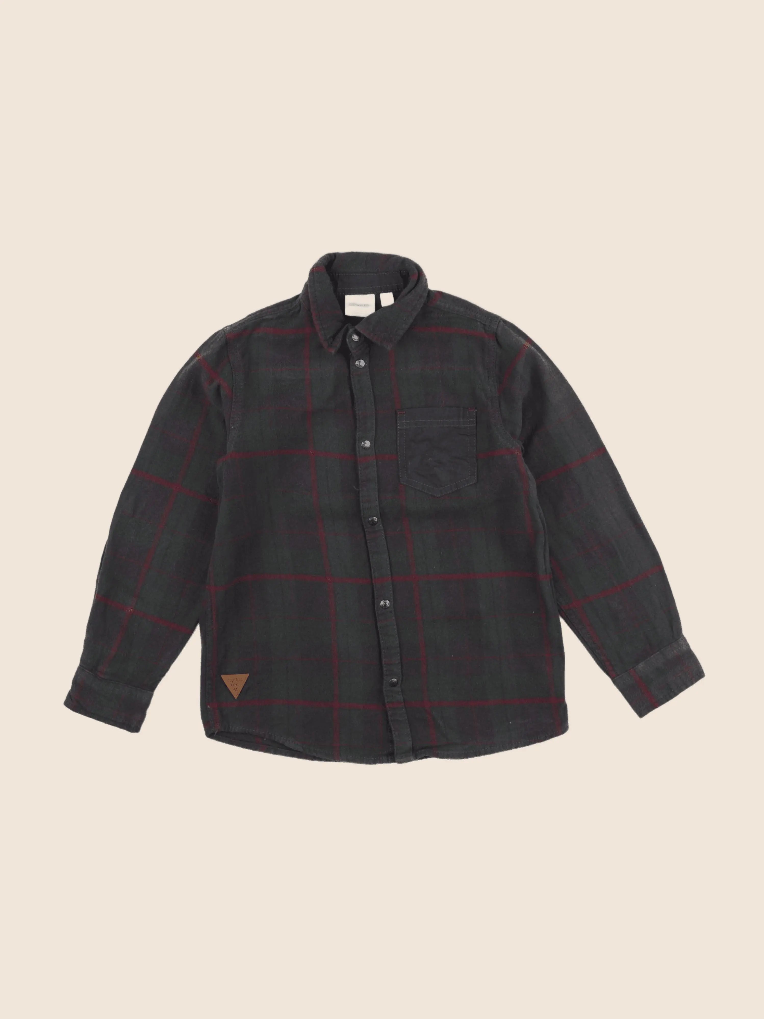 Vertbaudet - chemise multicolore - 10 ans