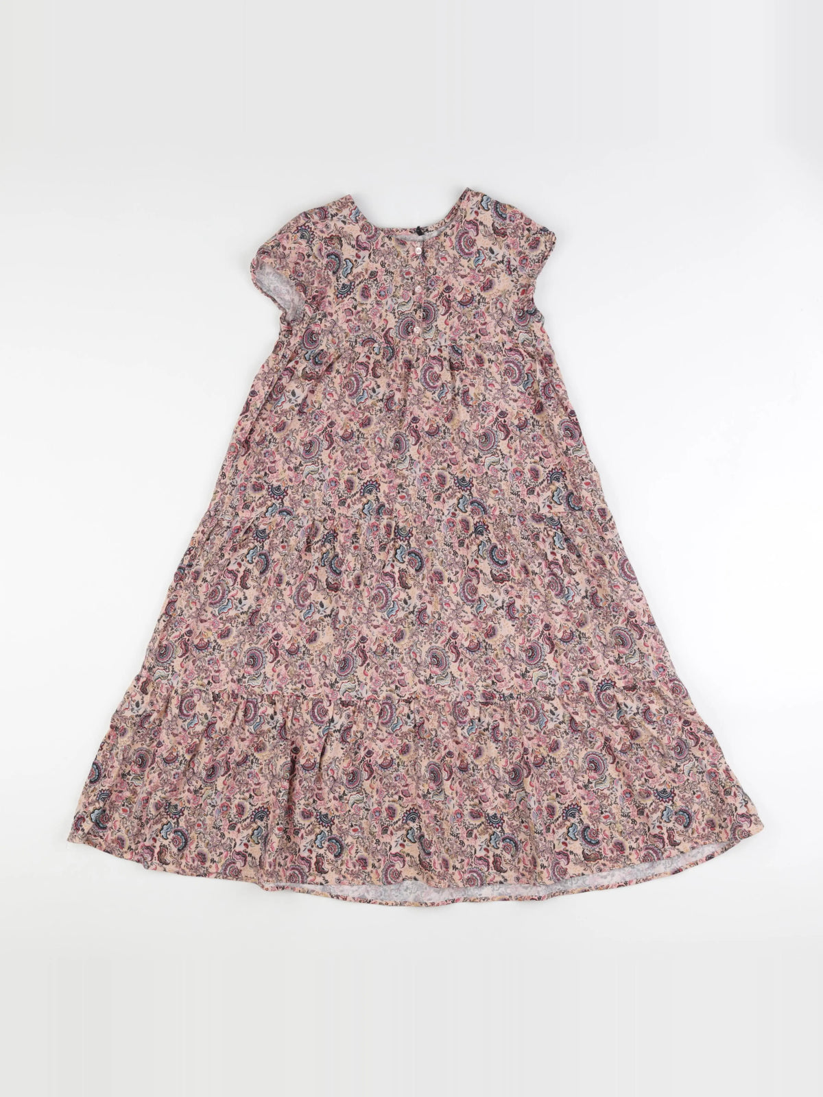 IKKS - robe rose - 8 ans