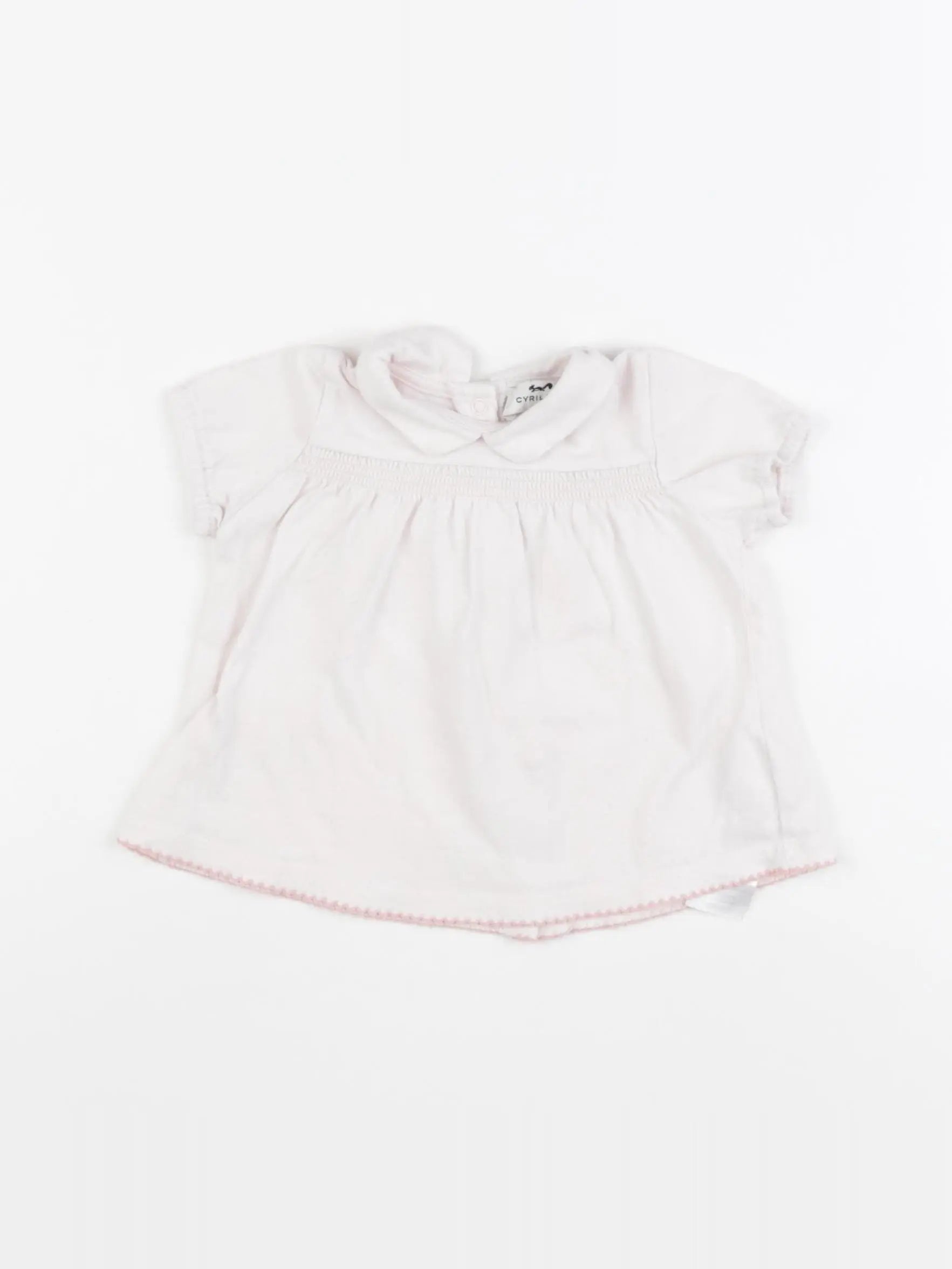 Cyrillus - tee-shirt rose - 12 mois