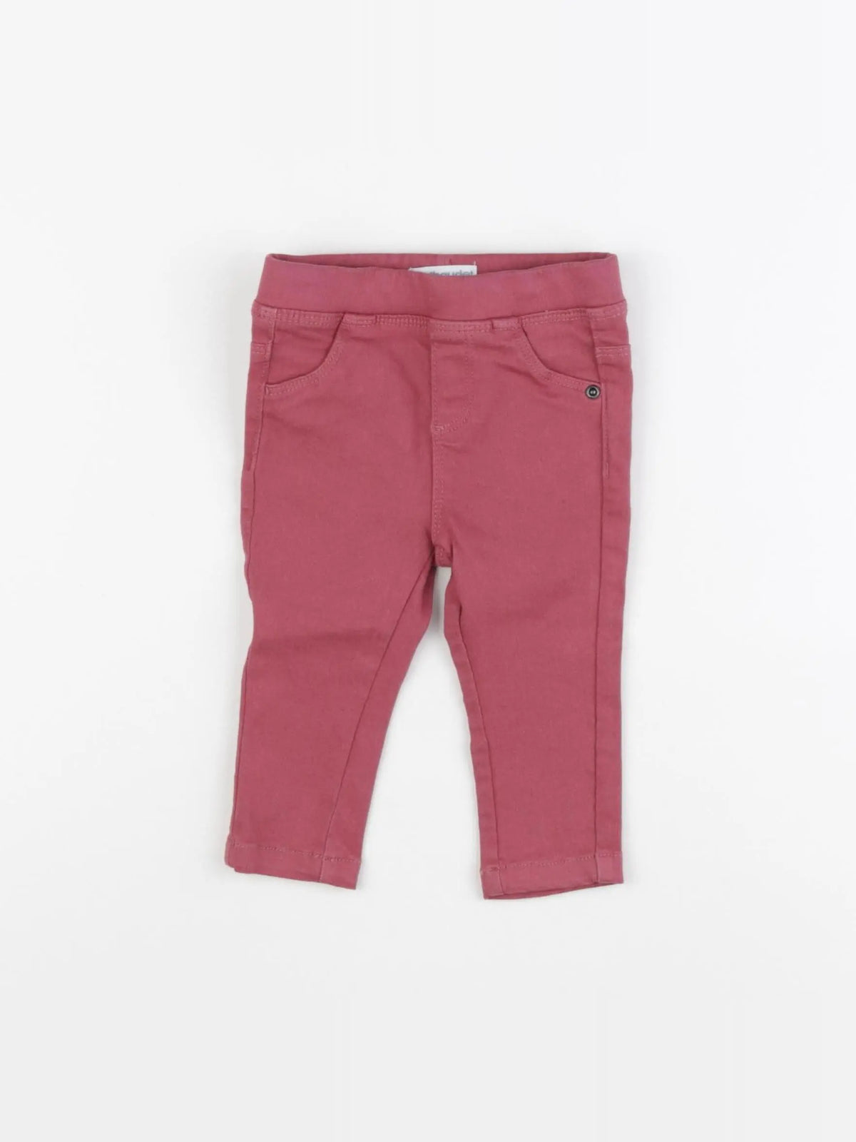 Vertbaudet - jegging rose - 6 mois