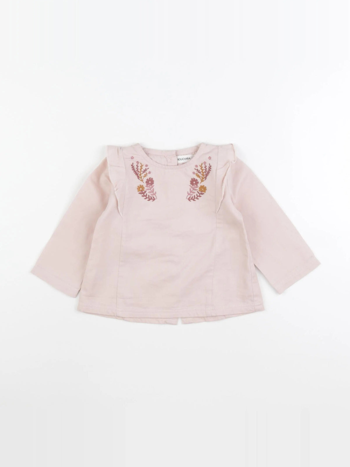 Bouchara - blouse rose - 12 mois