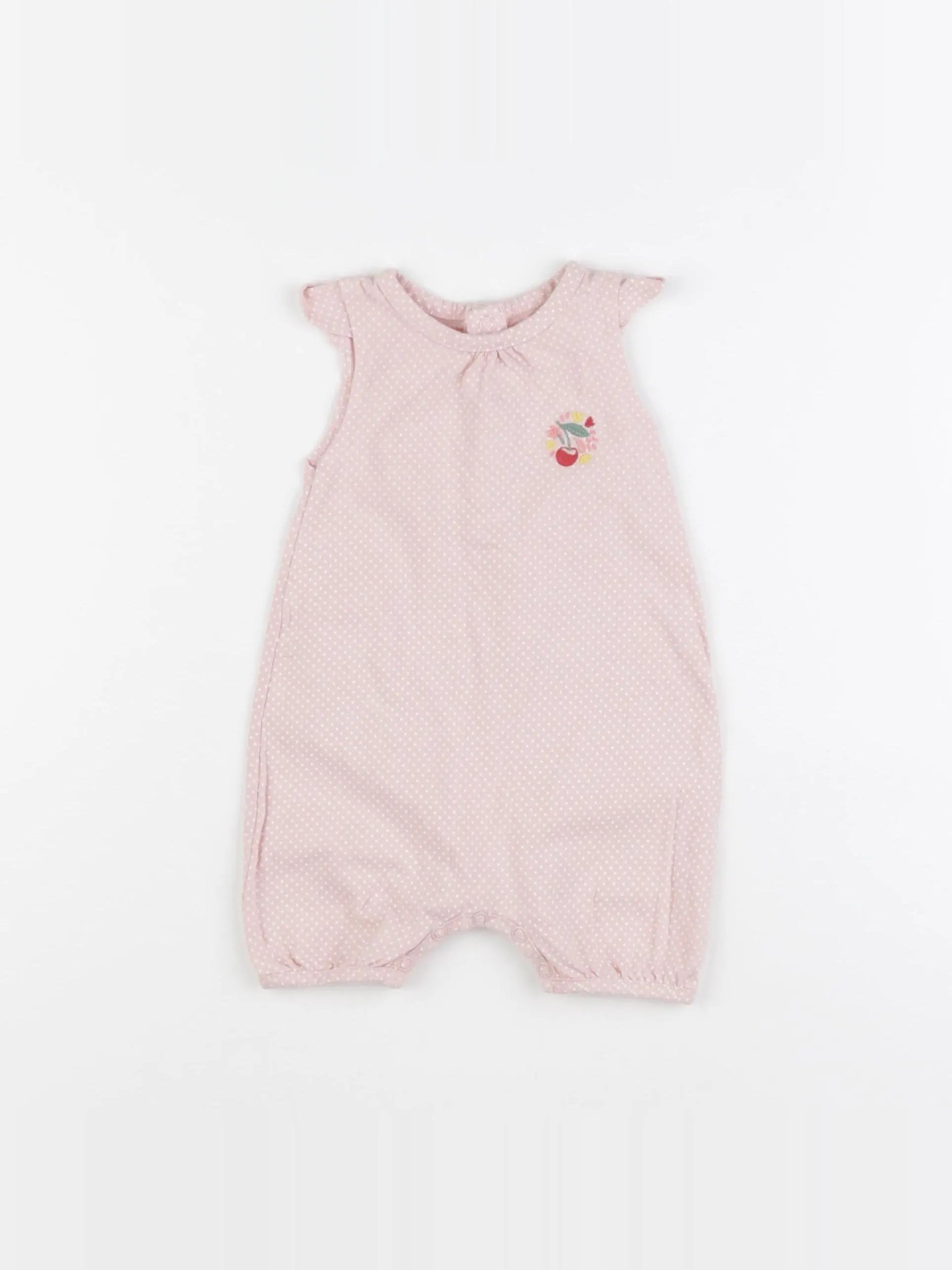 Bouchara - pyjama coton rose - 3 mois