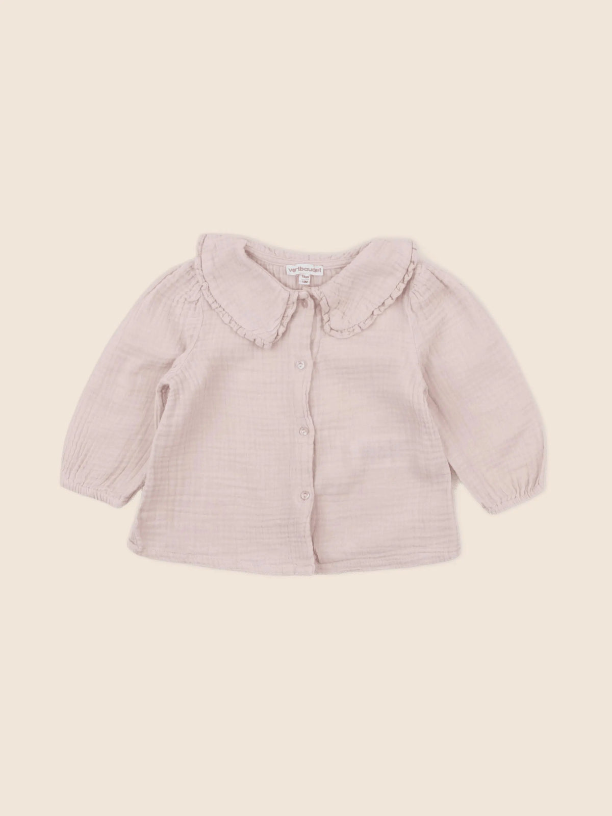 Vertbaudet - blouse rose - 12 mois