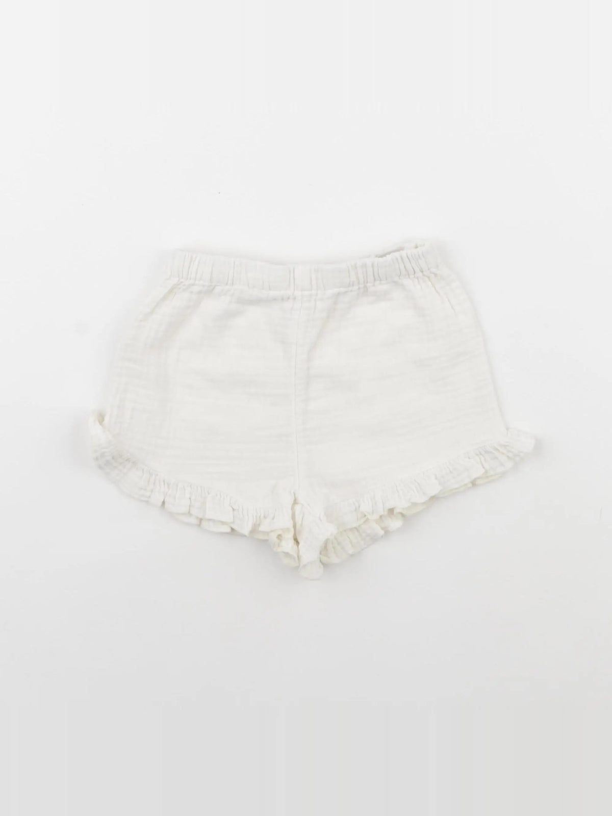 H&M - short blanc - 9/12 mois