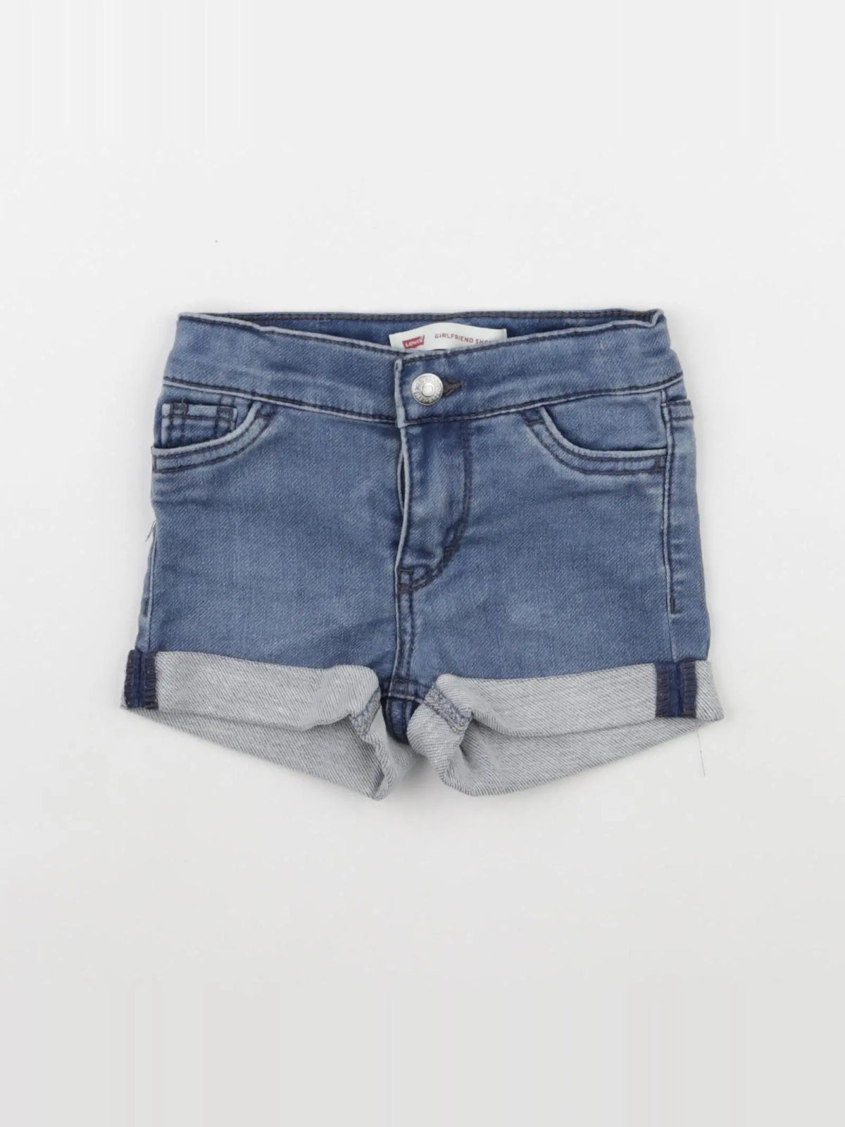 Levi's - short bleu - 9/12 mois