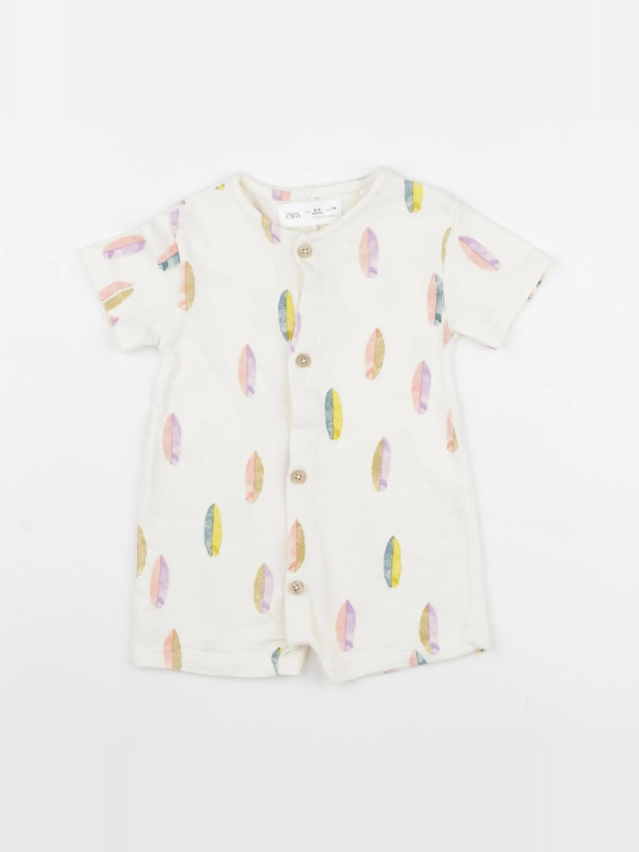 Zara - combinaison beige - 6/9 mois