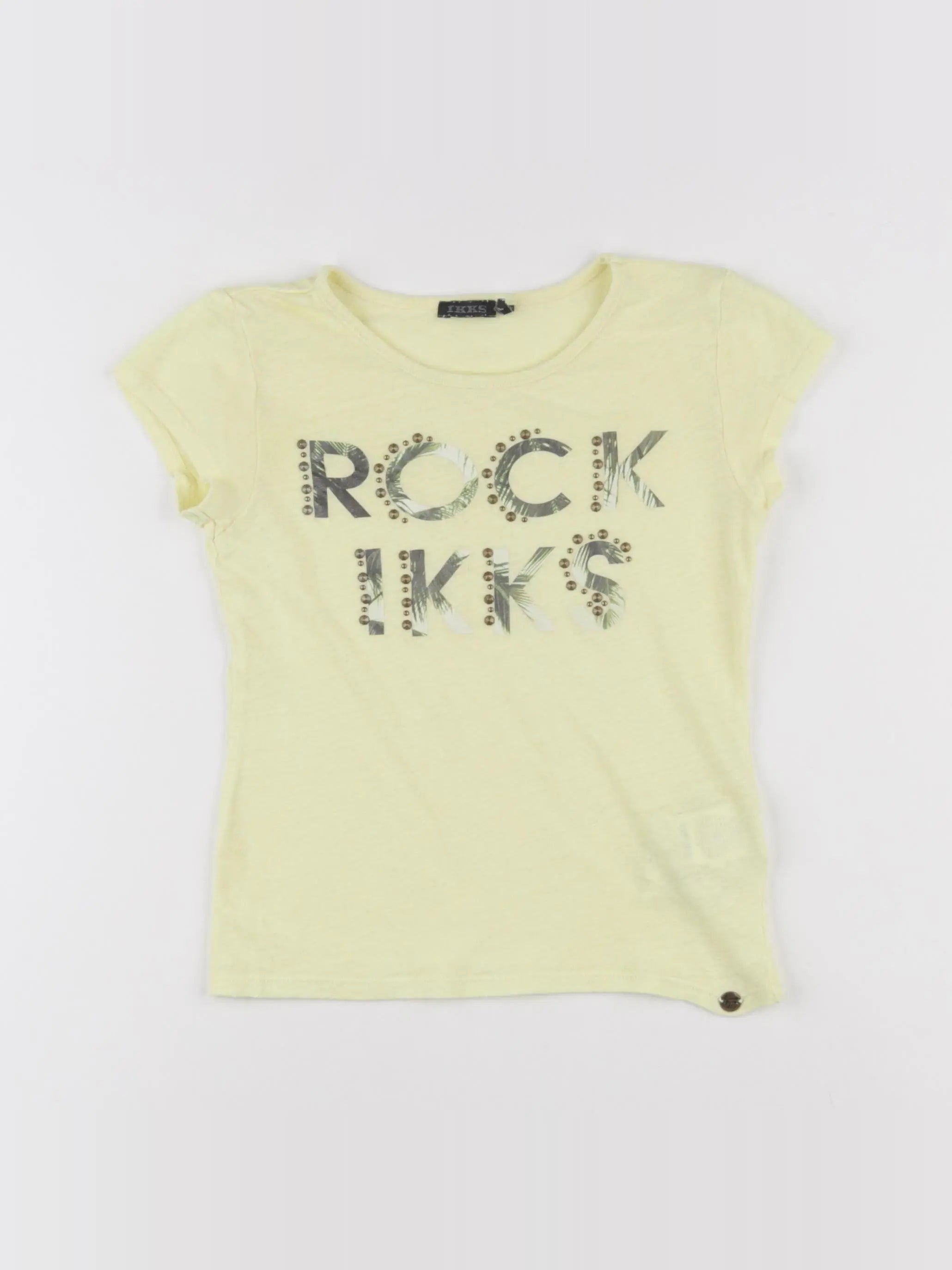 IKKS - tee-shirt jaune - 4 ans