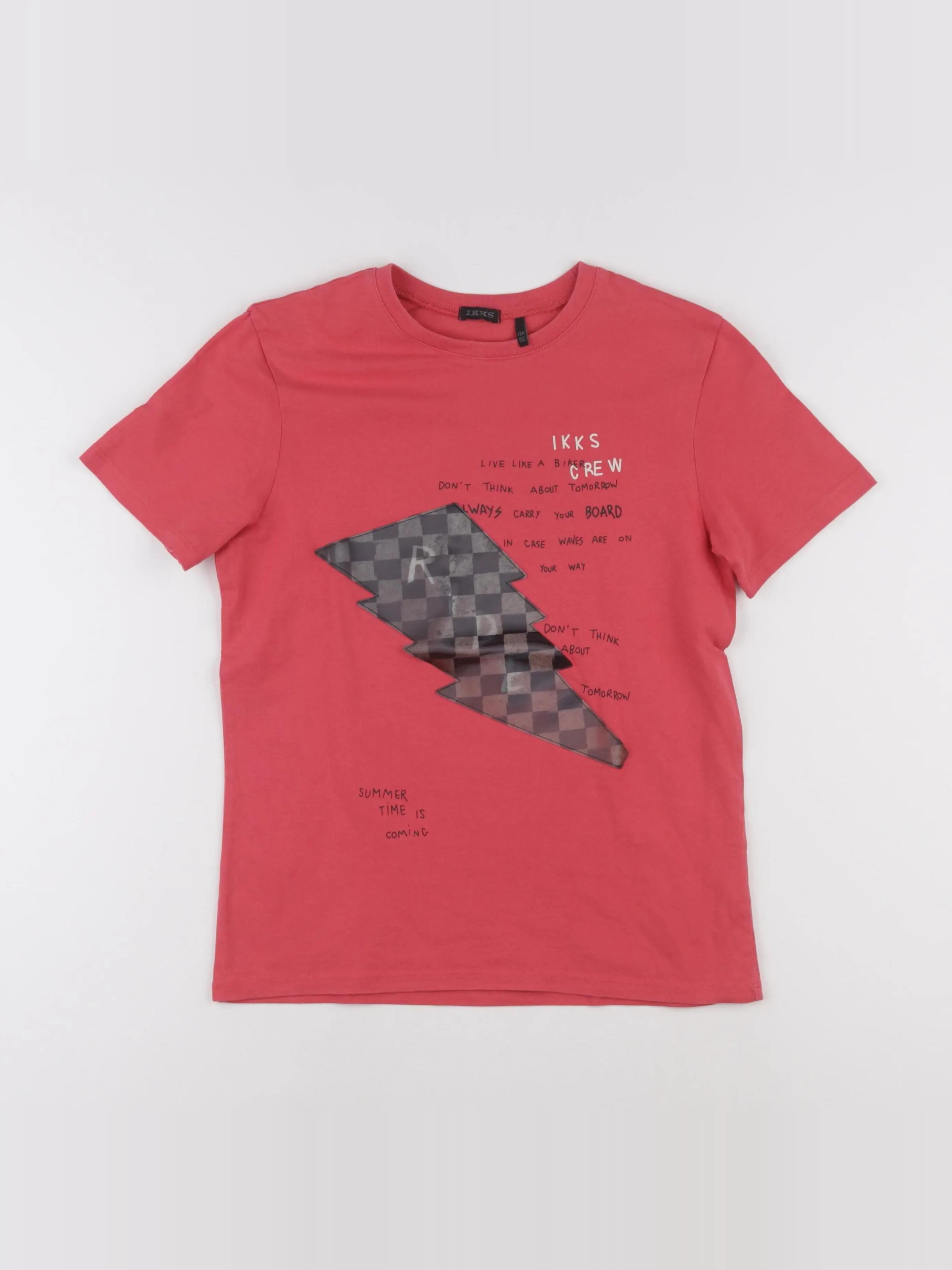 IKKS - tee-shirt rose - 12 ans