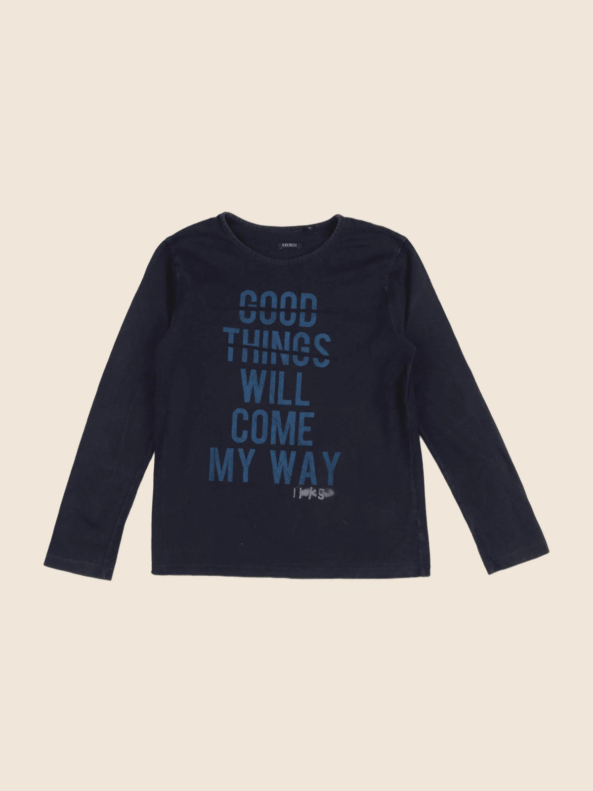 IKKS - tee-shirt bleu - 8 ans
