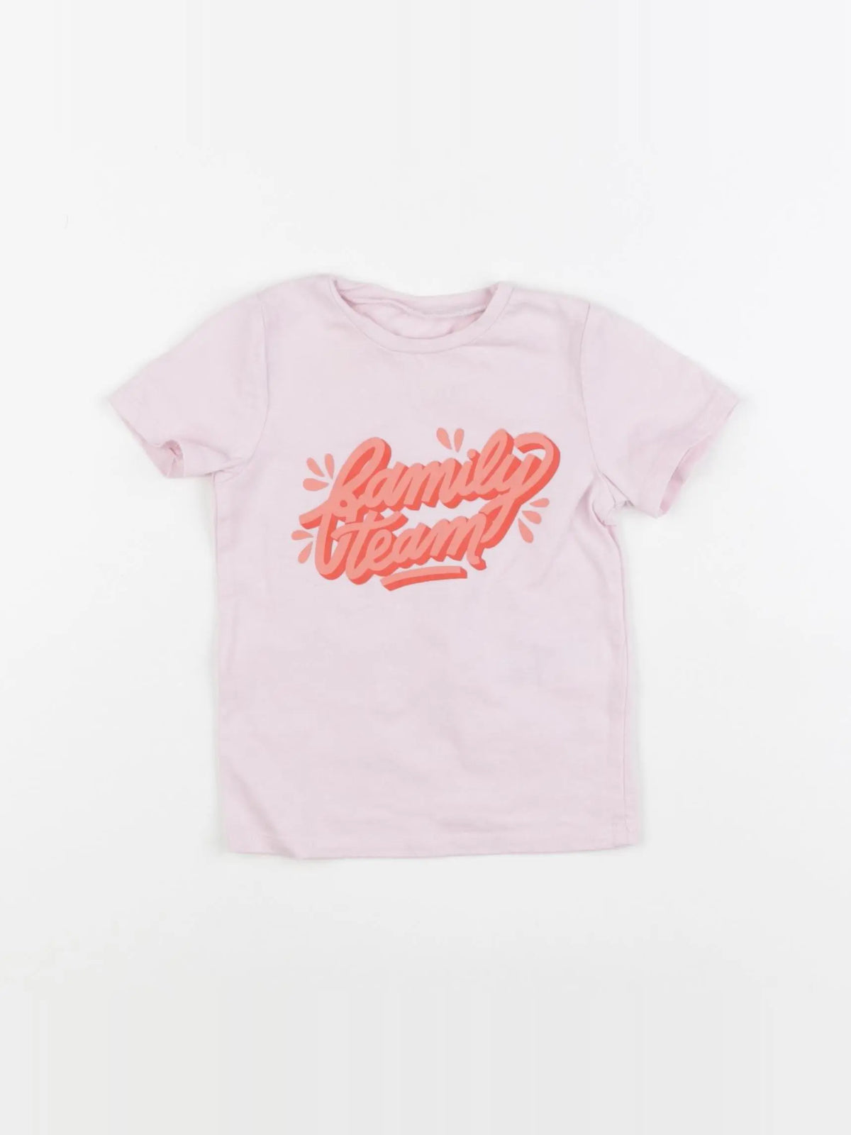 Vertbaudet - tee-shirt rose - 6 mois