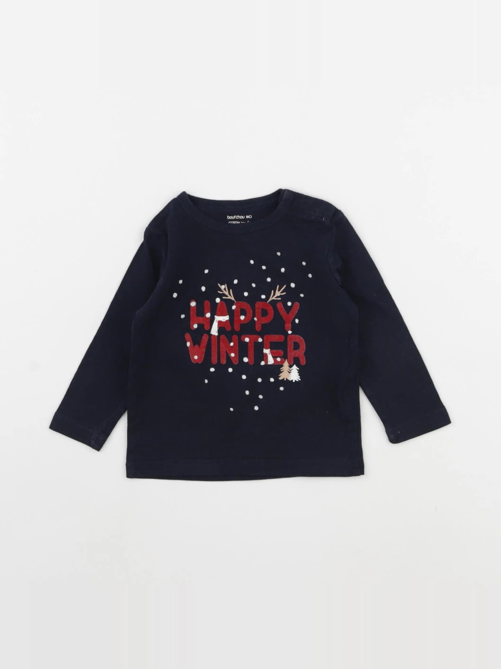 Boutchou - tee-shirt multicolore - 9 mois