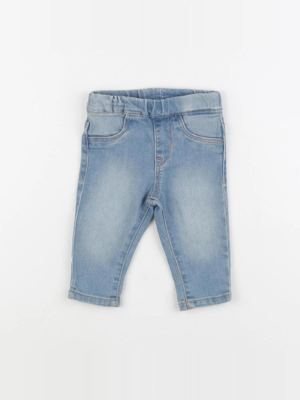 H&M - jegging bleu - 6 mois