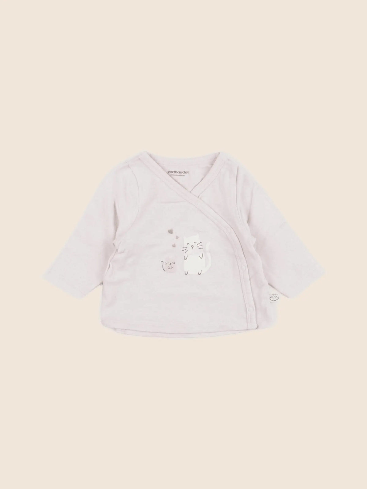 Vertbaudet - tee-shirt rose - 3 mois