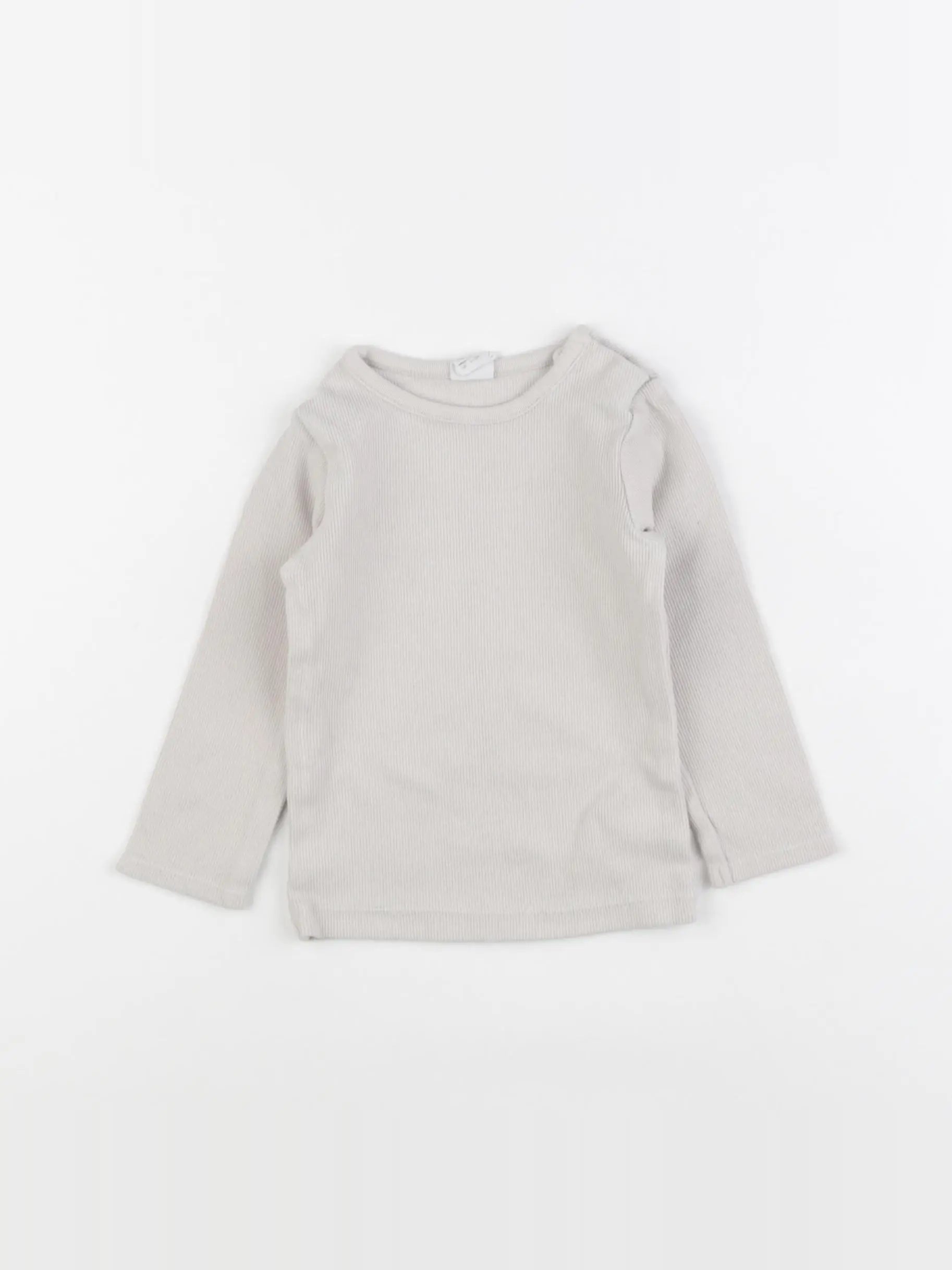 H&M - tee-shirt beige - 12 mois