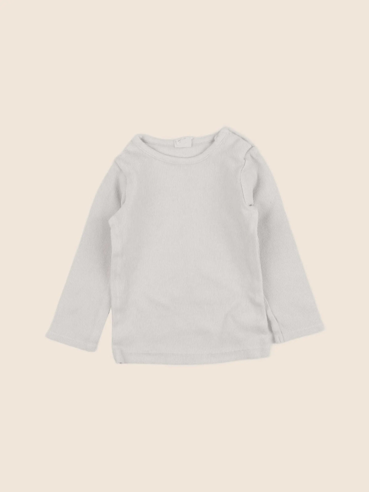 H&M - tee-shirt beige - 12 mois