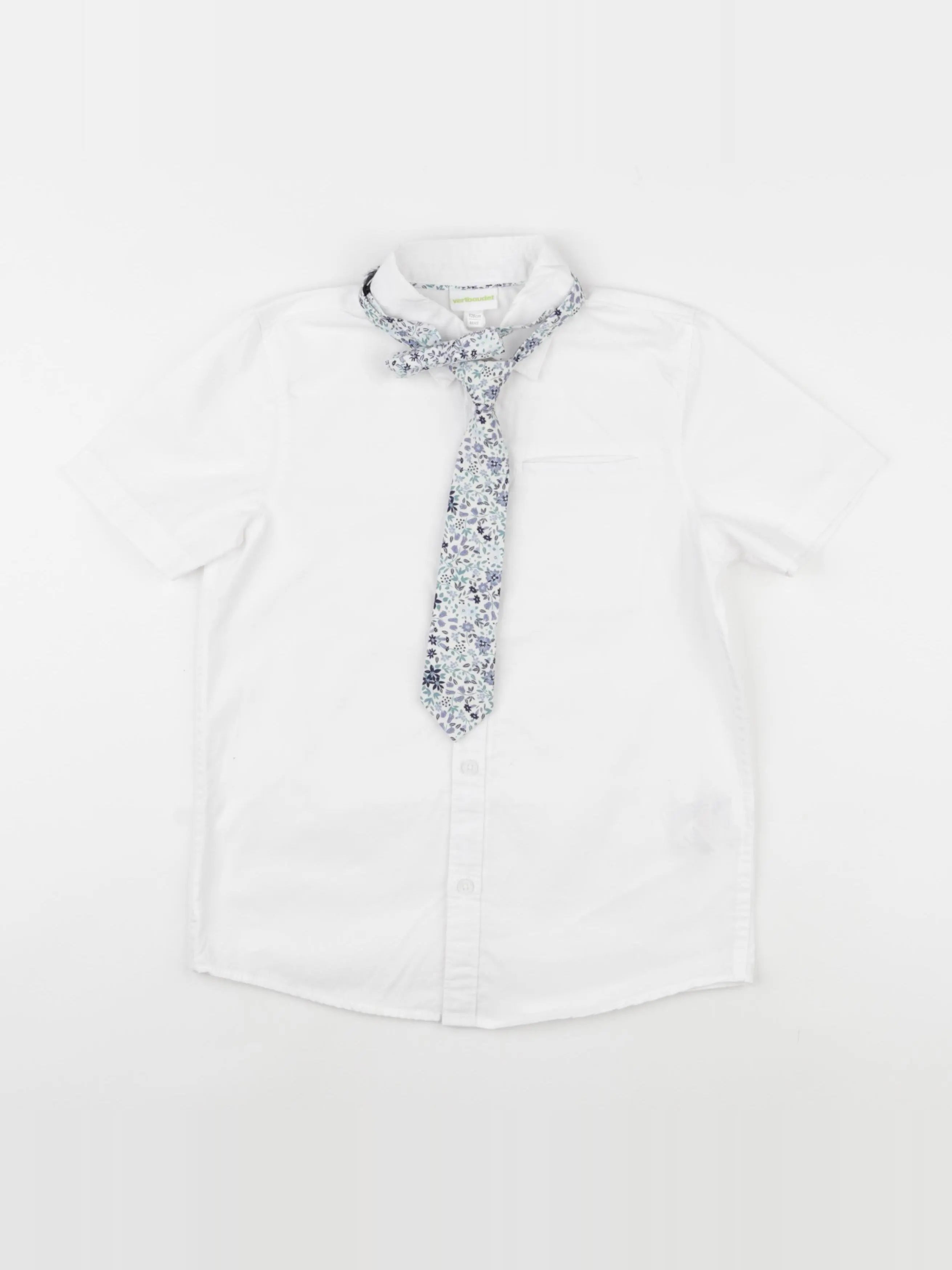 Vertbaudet - chemise blanc - 8 ans