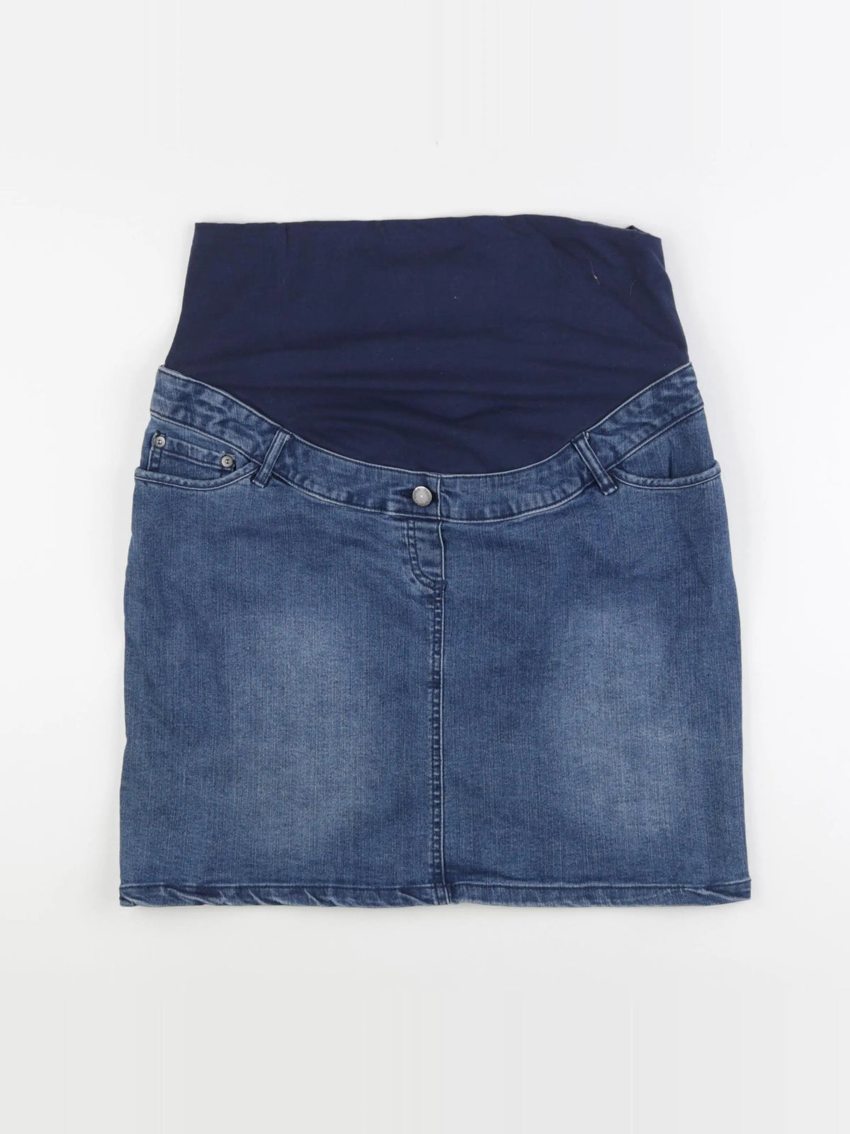 Vertbaudet - jupe grossesse bleu - 42