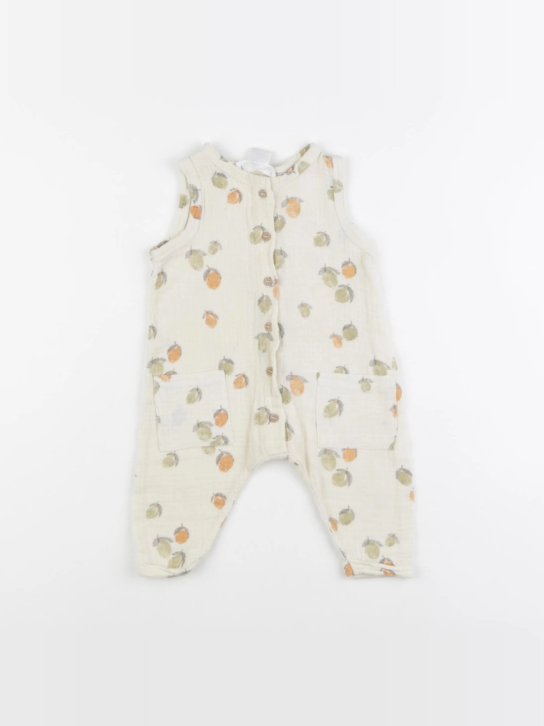 Zara - combinaison beige - 1/3 mois