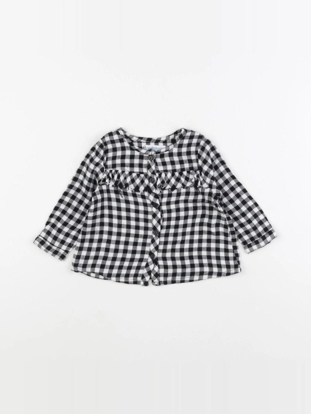 Vertbaudet - blouse noir - 6 mois