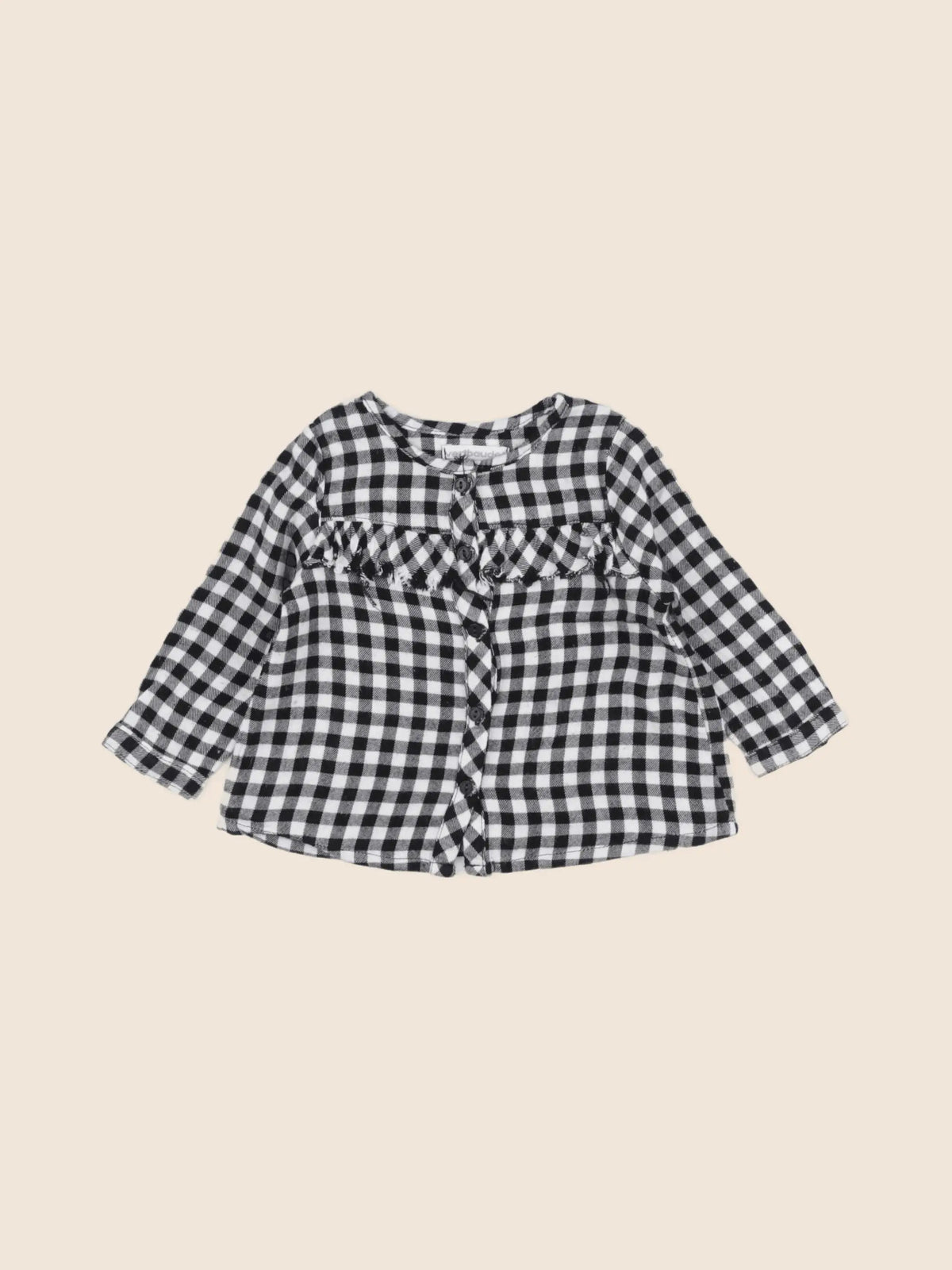 Vertbaudet - blouse noir - 6 mois