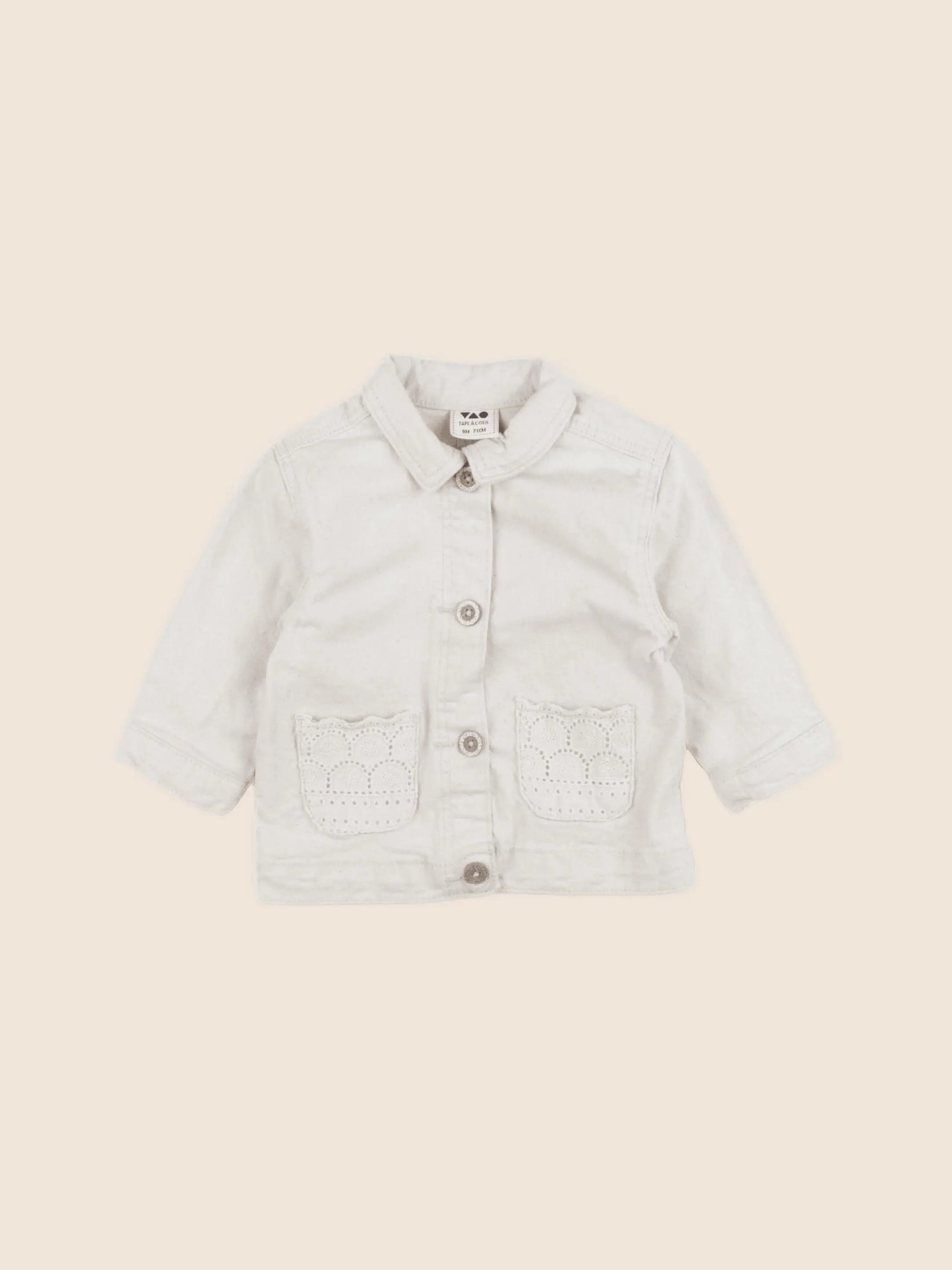 Tape à l'oeil - veste beige - 9 mois