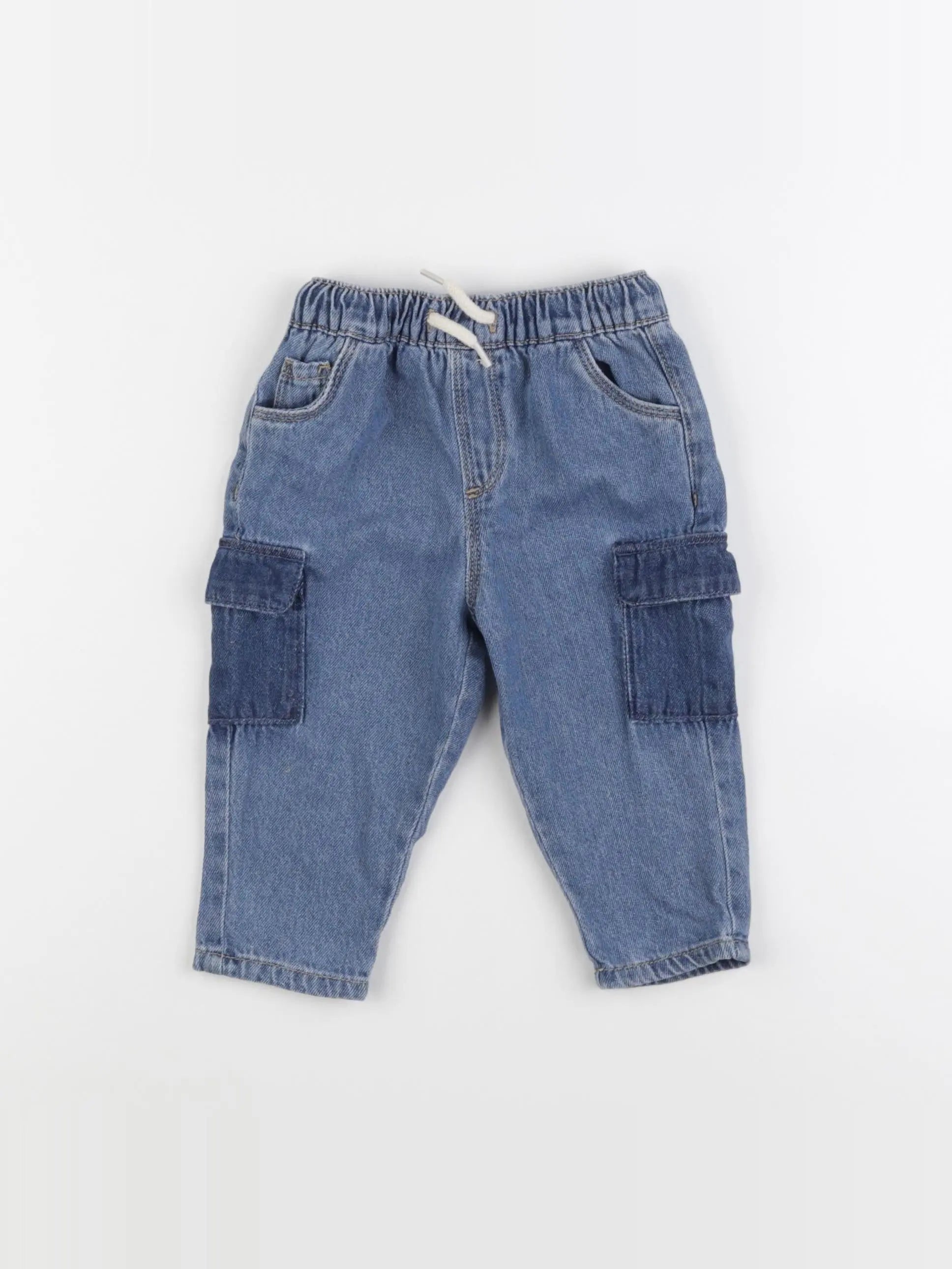 Vertbaudet - jean bleu - 6 mois