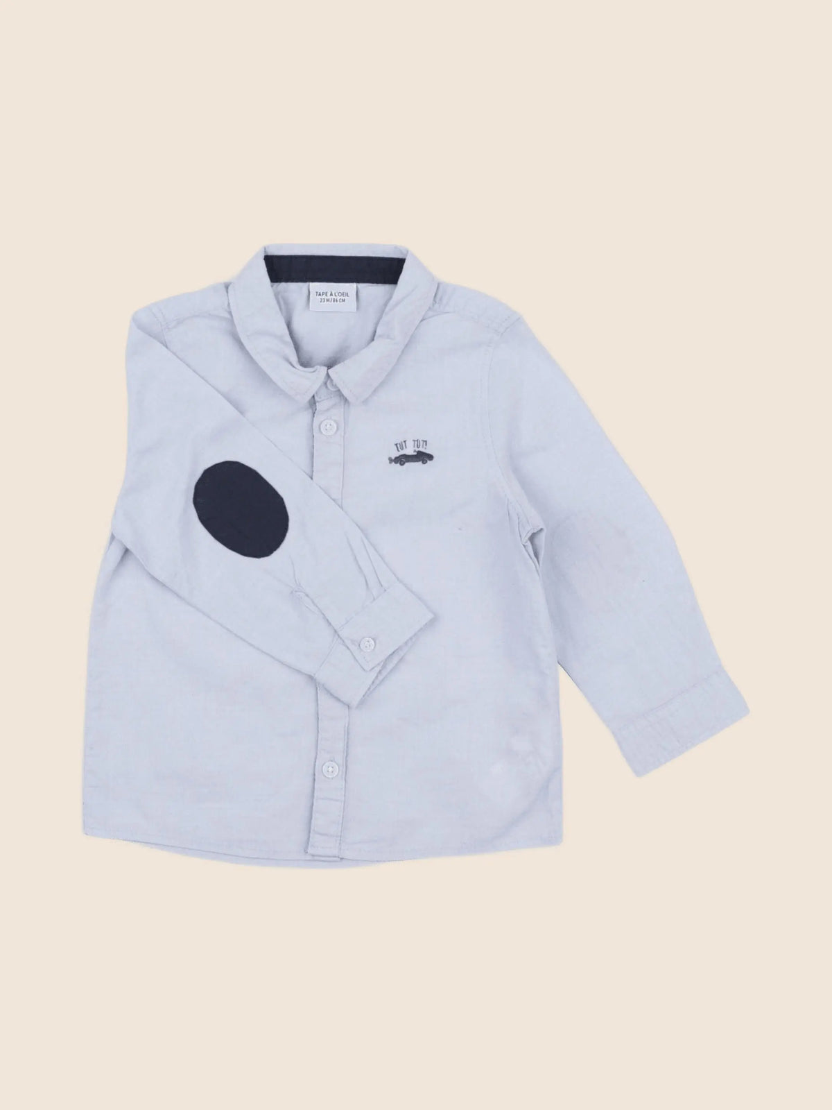 Tape à l'oeil - chemise bleu - 24 mois