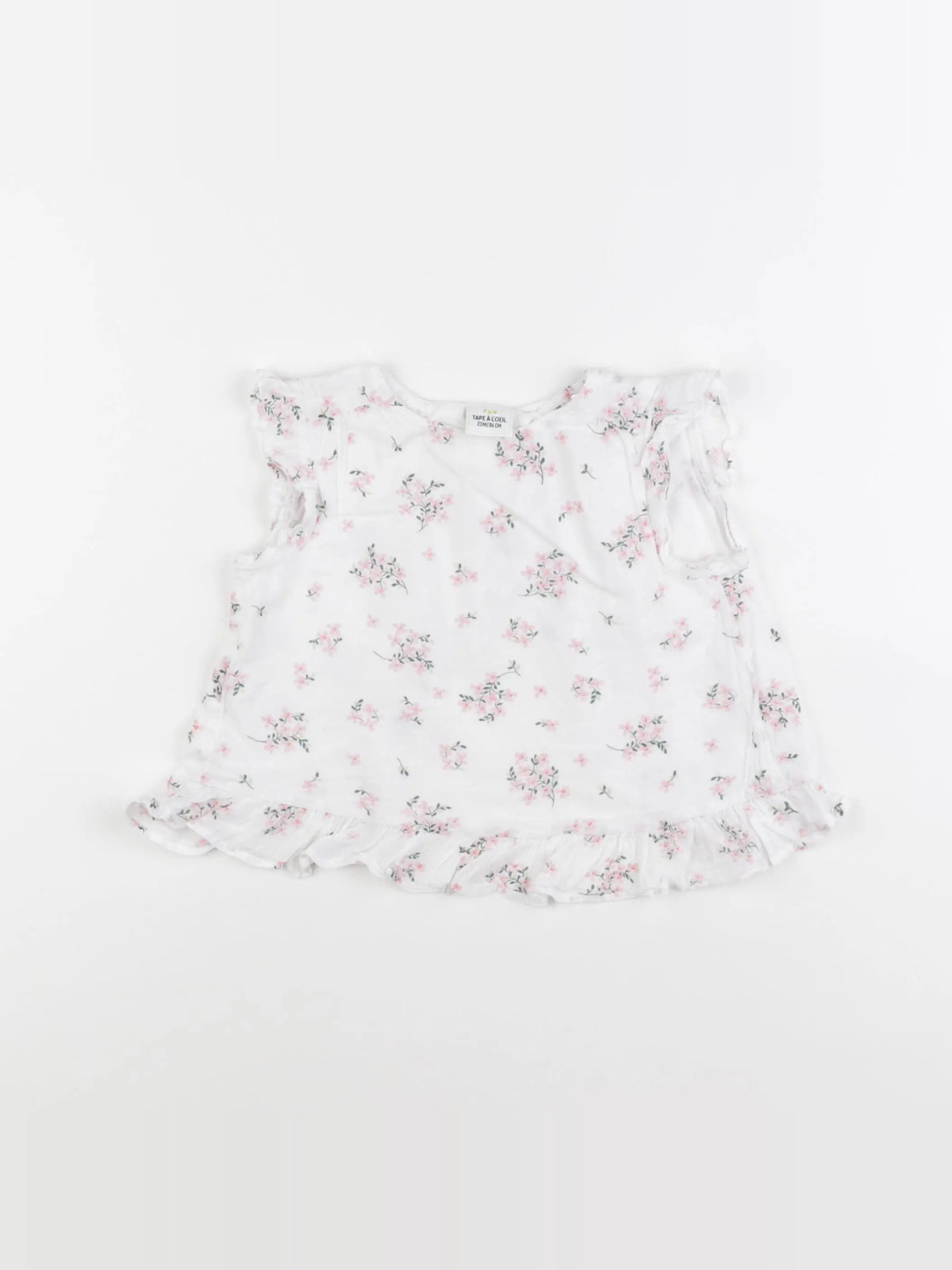 Tape à l'oeil - blouse blanc - 24 mois